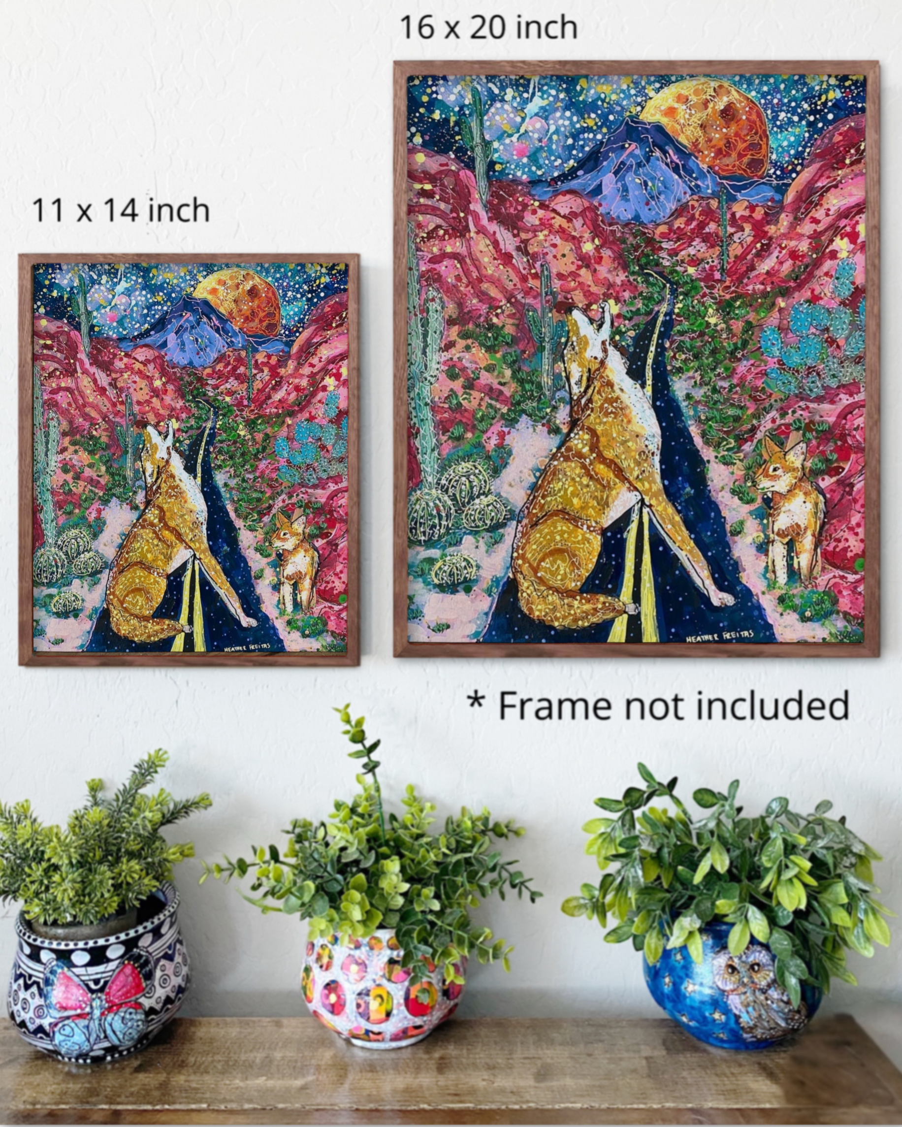 Desert Moon Daisy Print