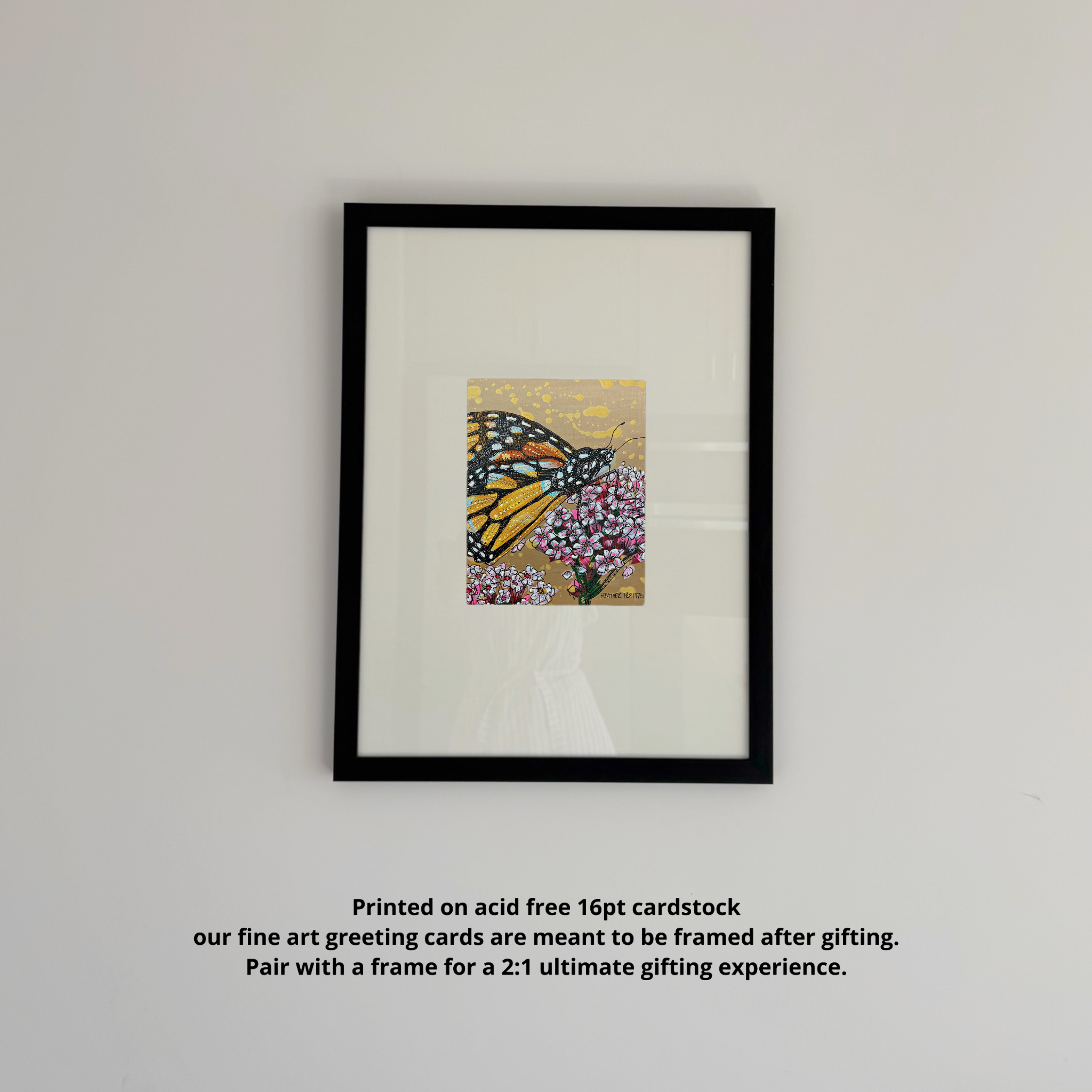 Citrine Monarch - Greeting Card / Fine Art Print