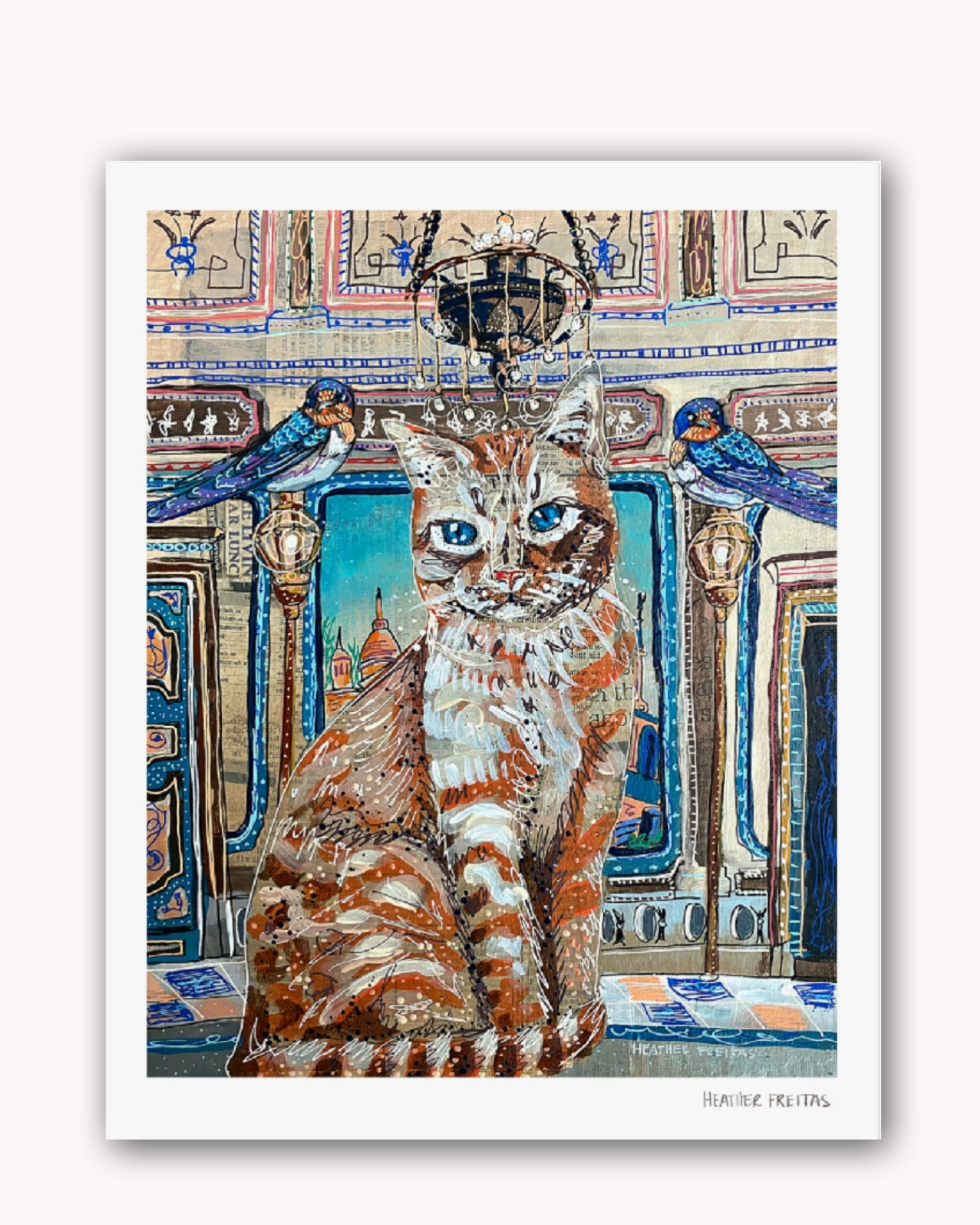 Royal Castle Cat Fine Art Print