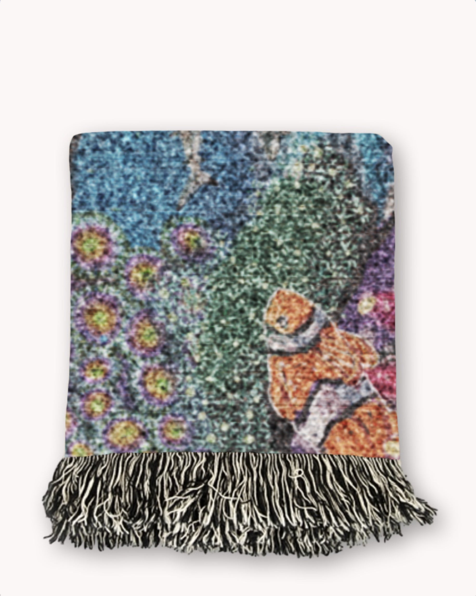 Turtle Reef Tides Woven Blanket Tapestry