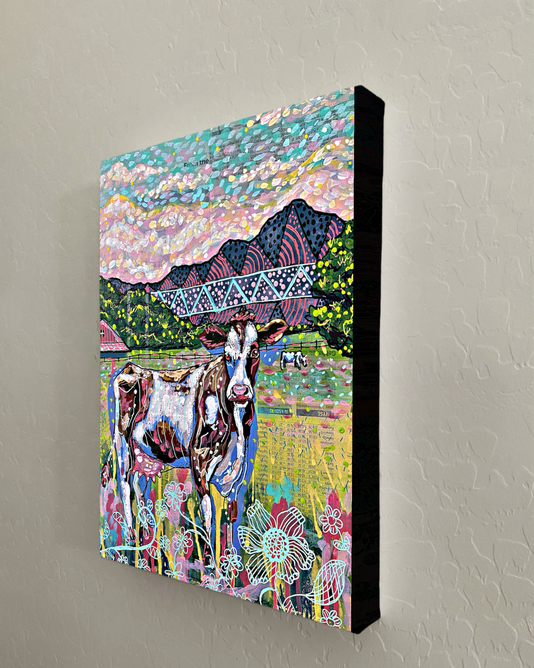 Cows On The Farm Print