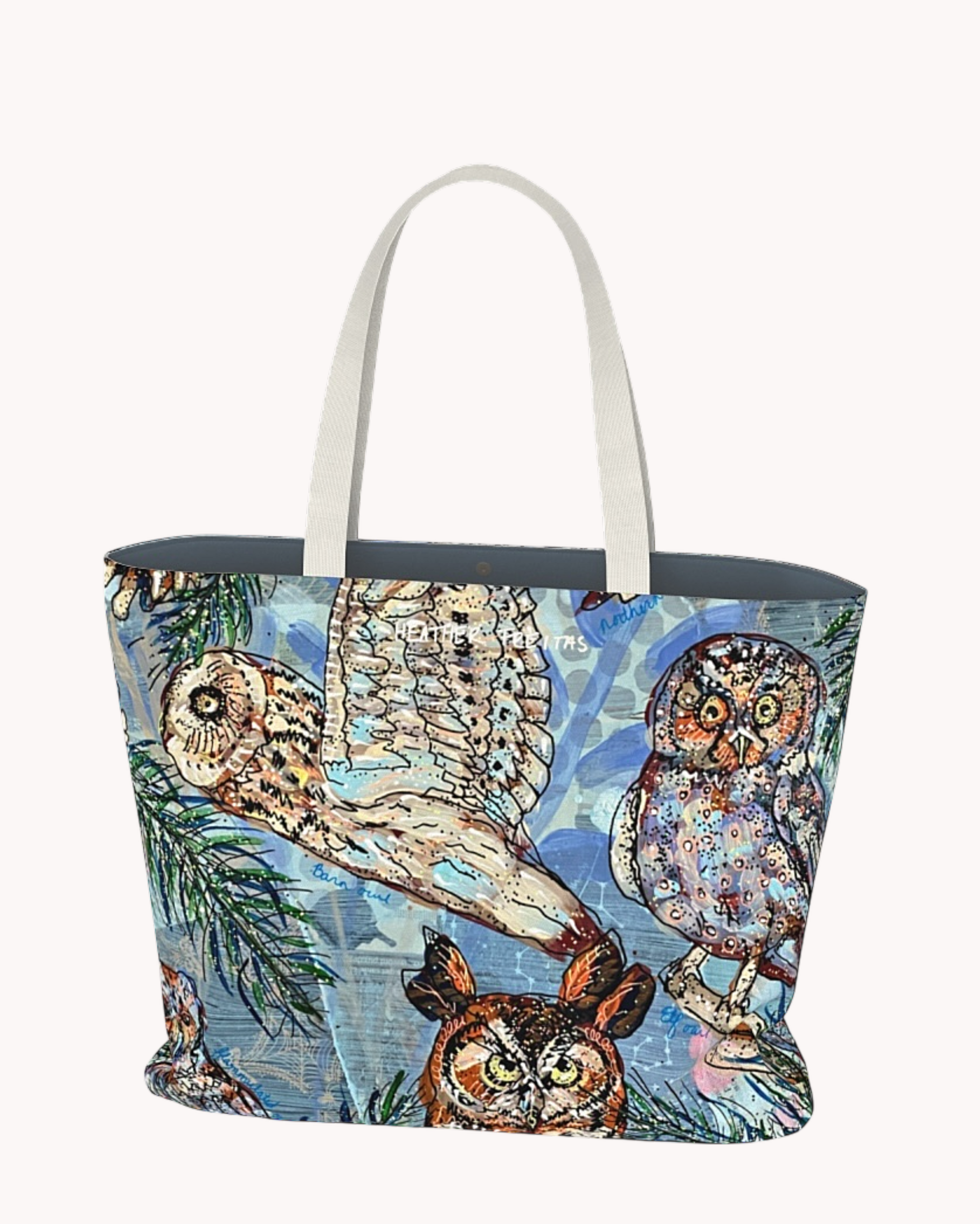 Owl Specimens Oversized Tote