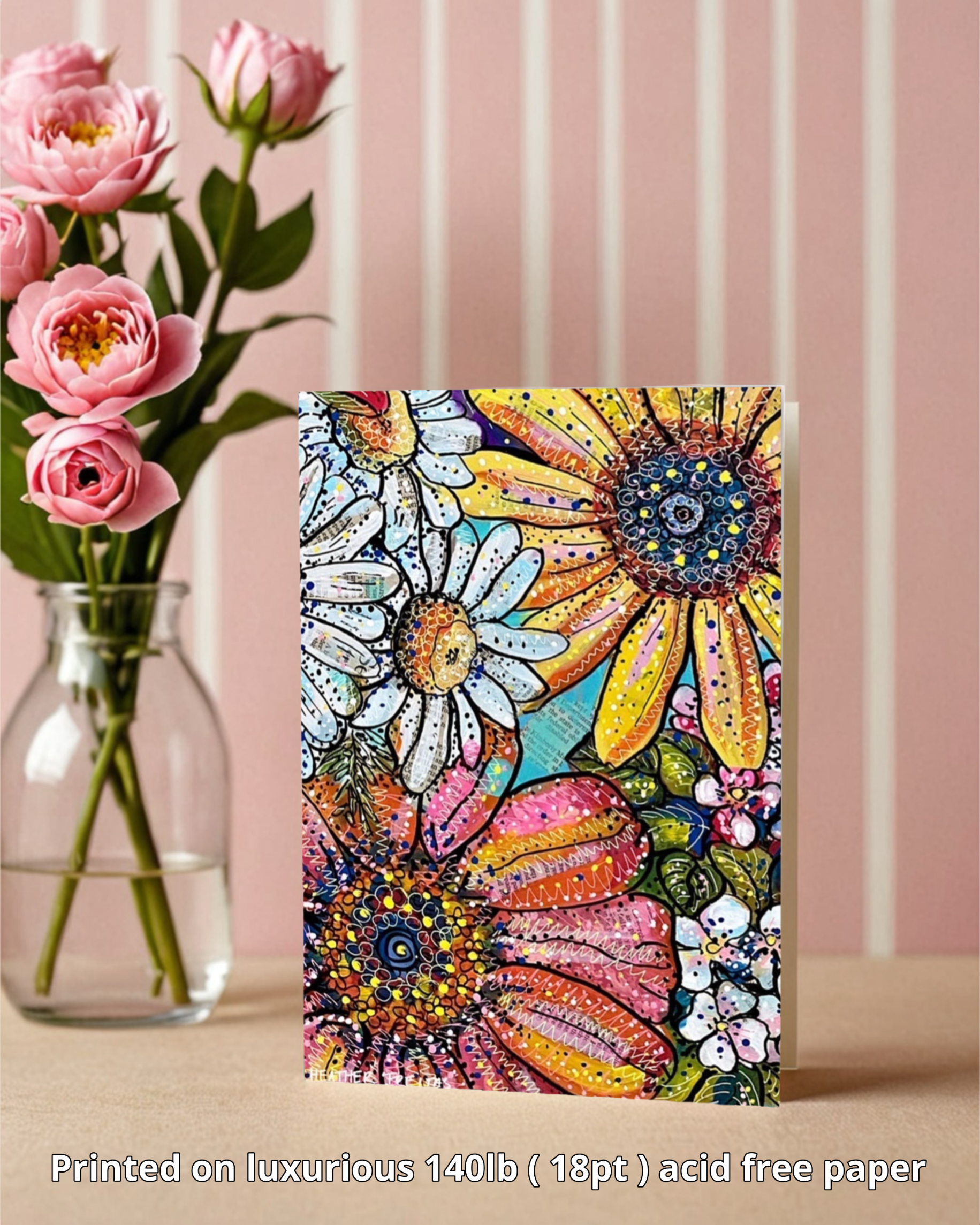 Flower Power - Greeting Card / Fine Art Print