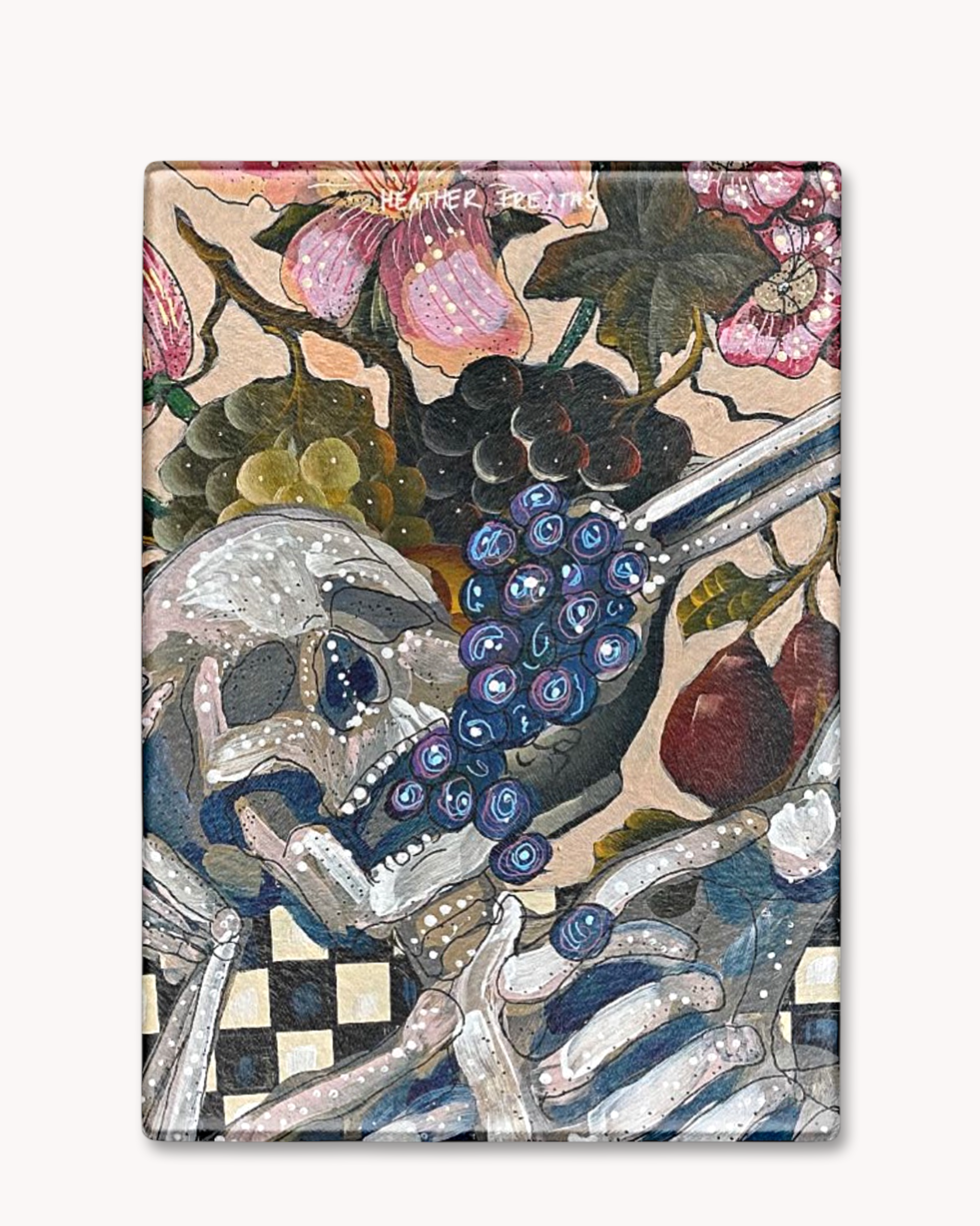 Wine & Dine Glass Cutting Board Trivet