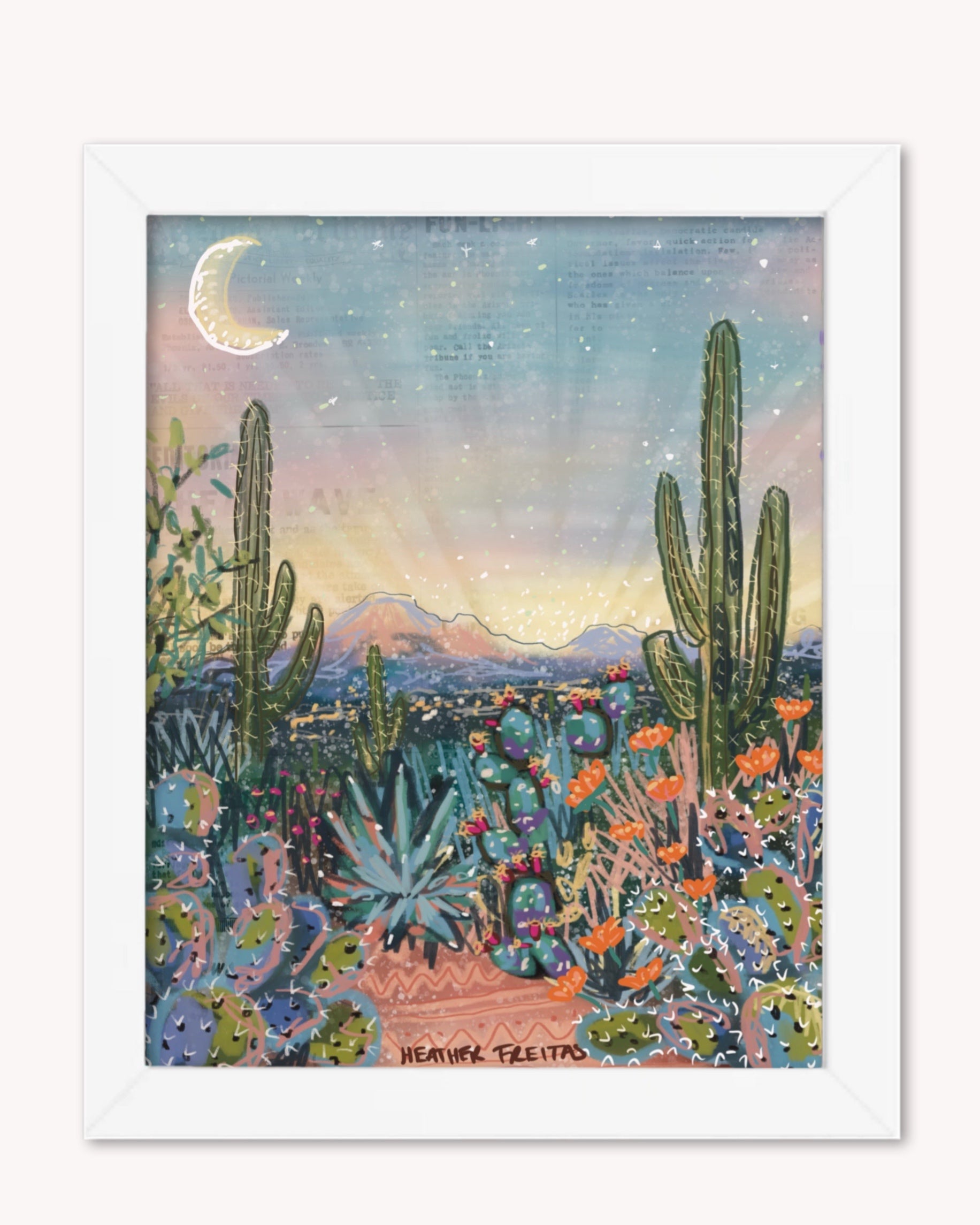 Sun Beams Print