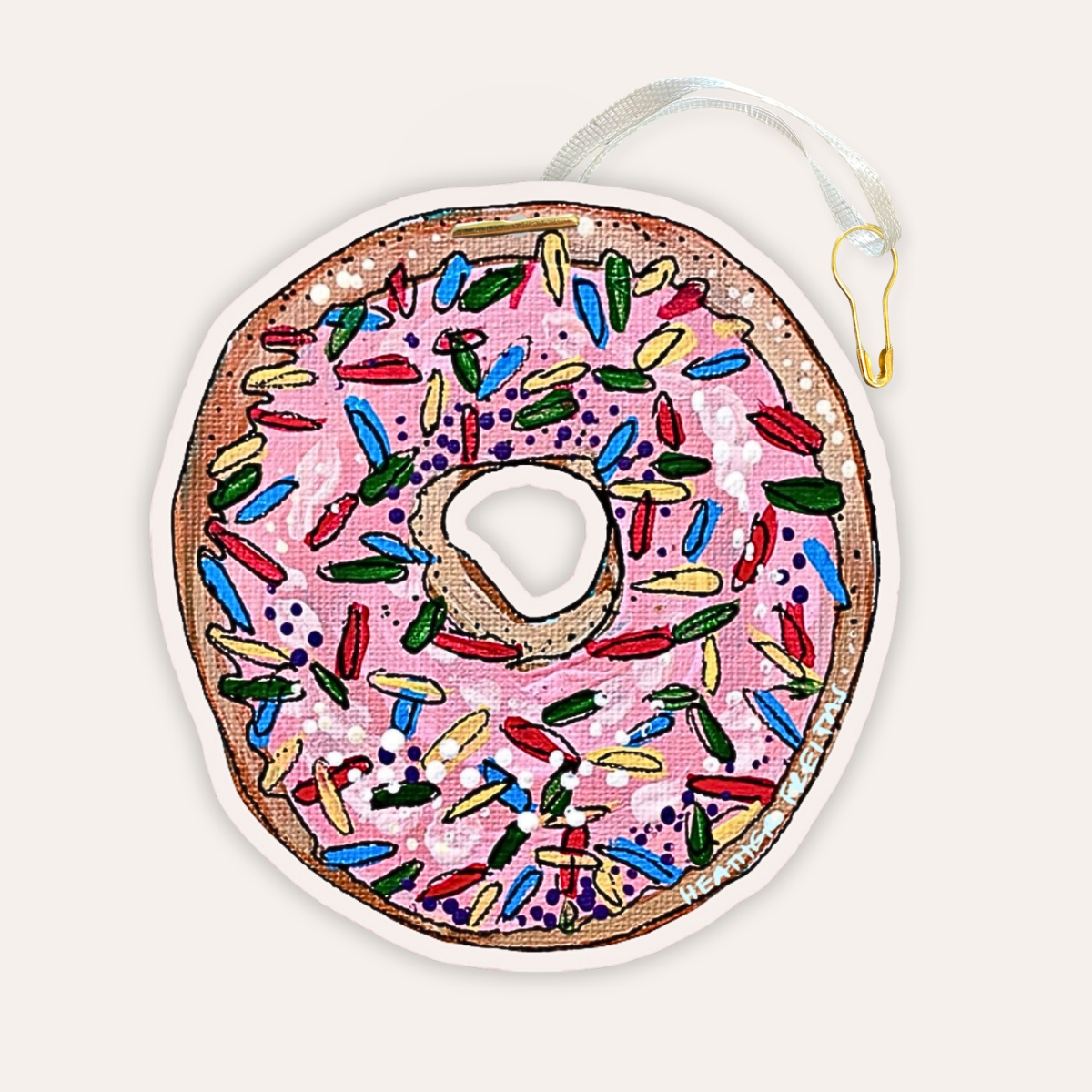 Pink Donut Gift Tag