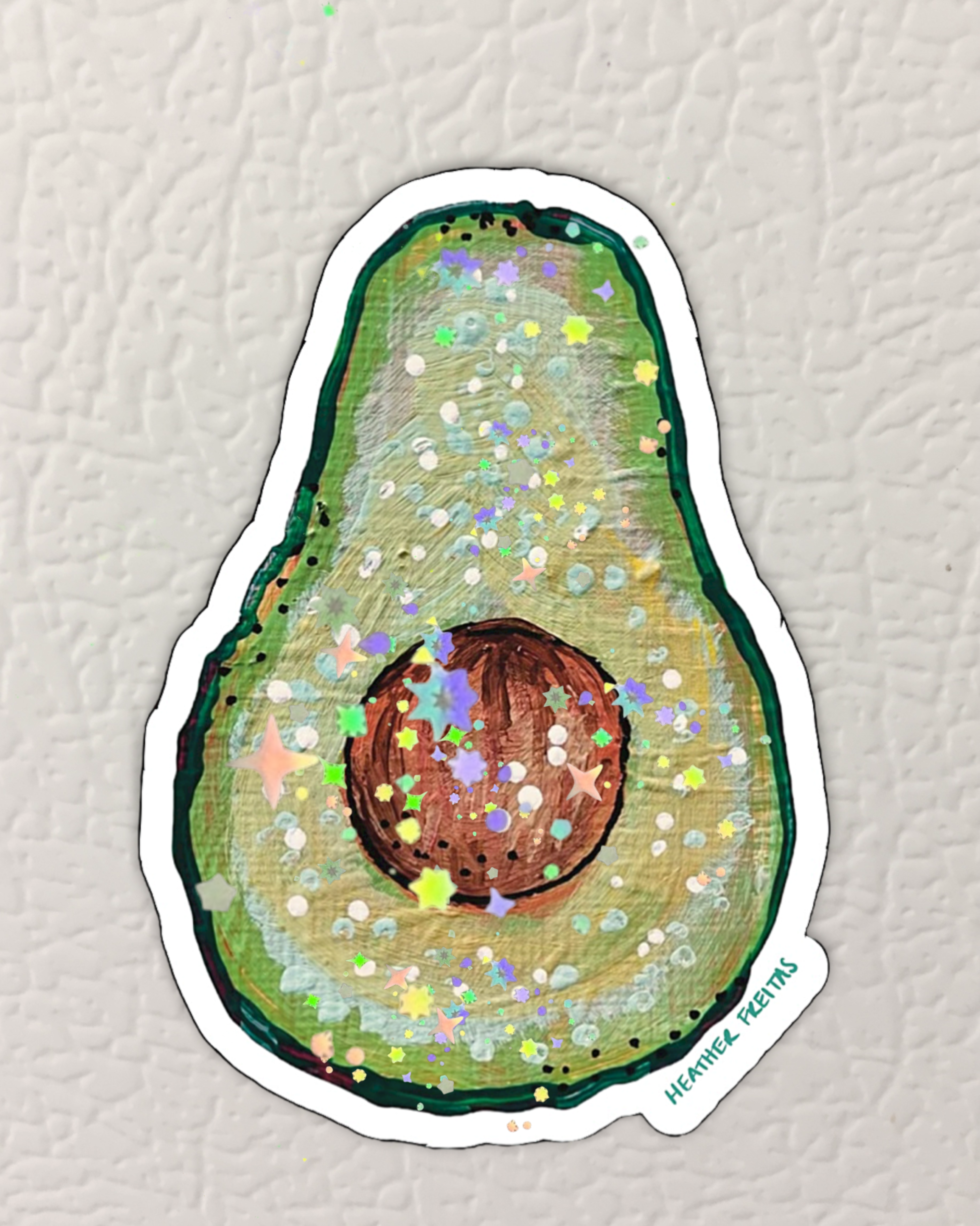 Avocado Magnet ( Die-Cut )