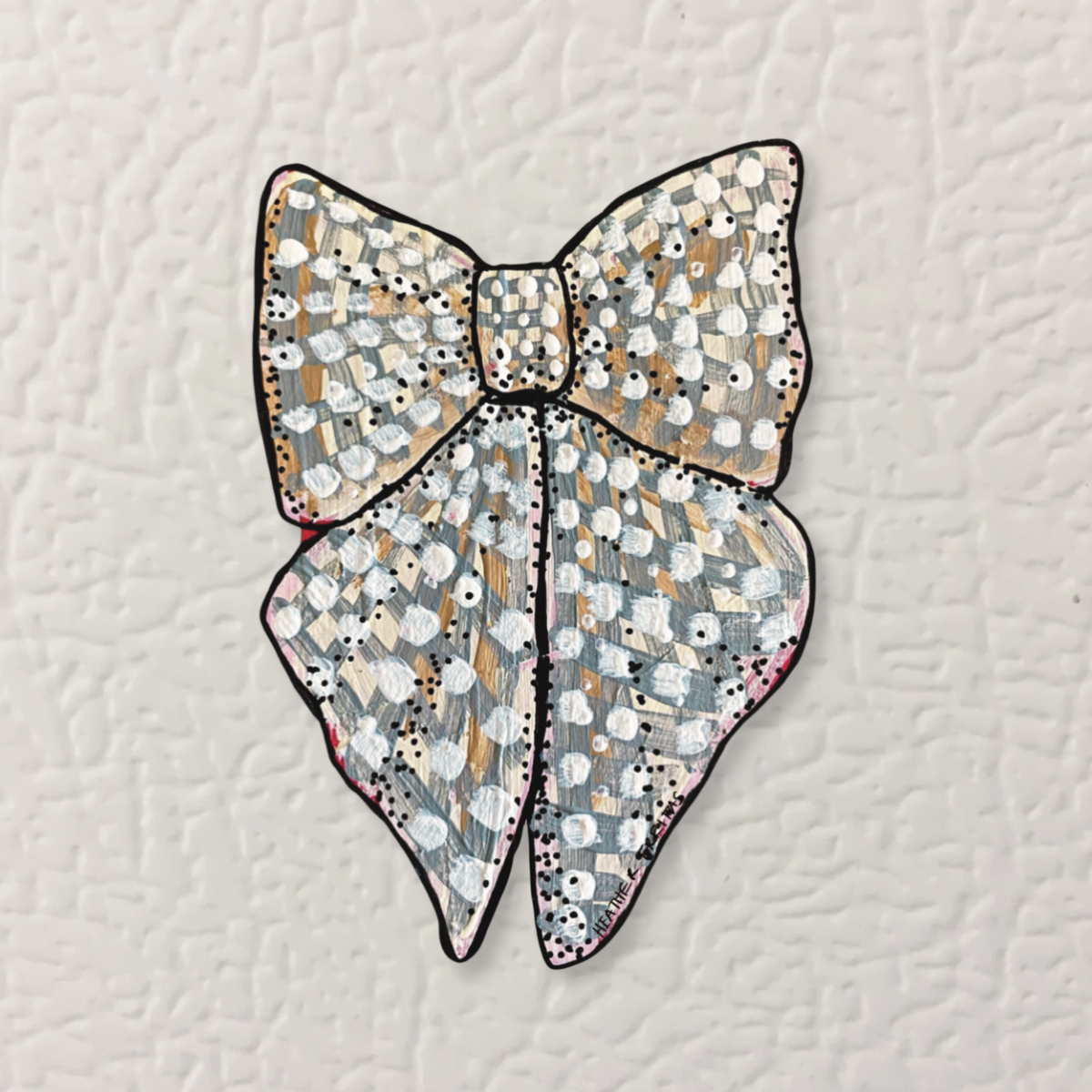 Silver Ribbon Magnet ( Die-Cut )