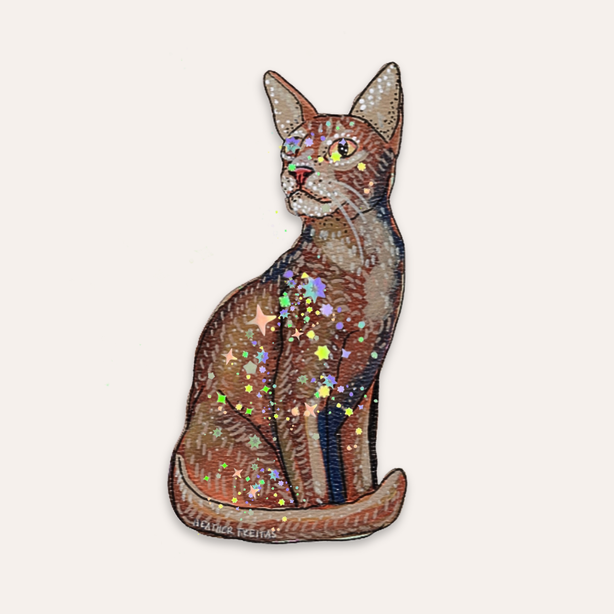 Abyssinian Cat Sticker