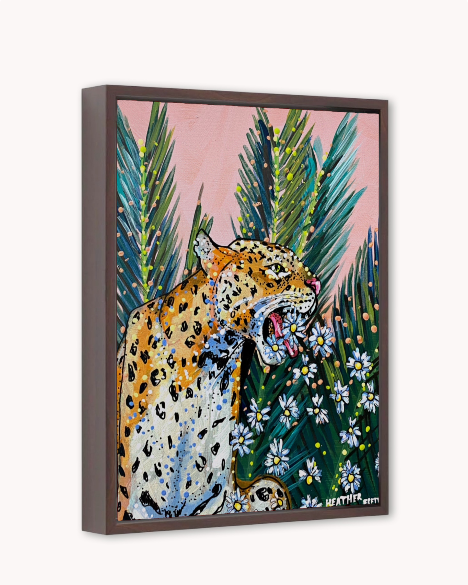 Jaguar Daisy Print
