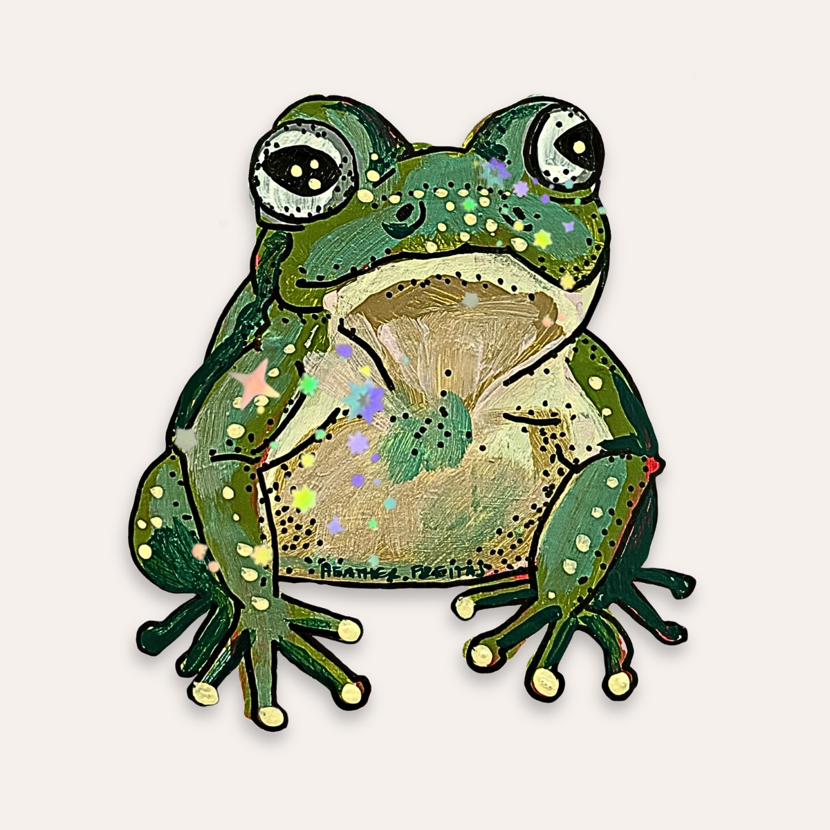 Frog Sticker