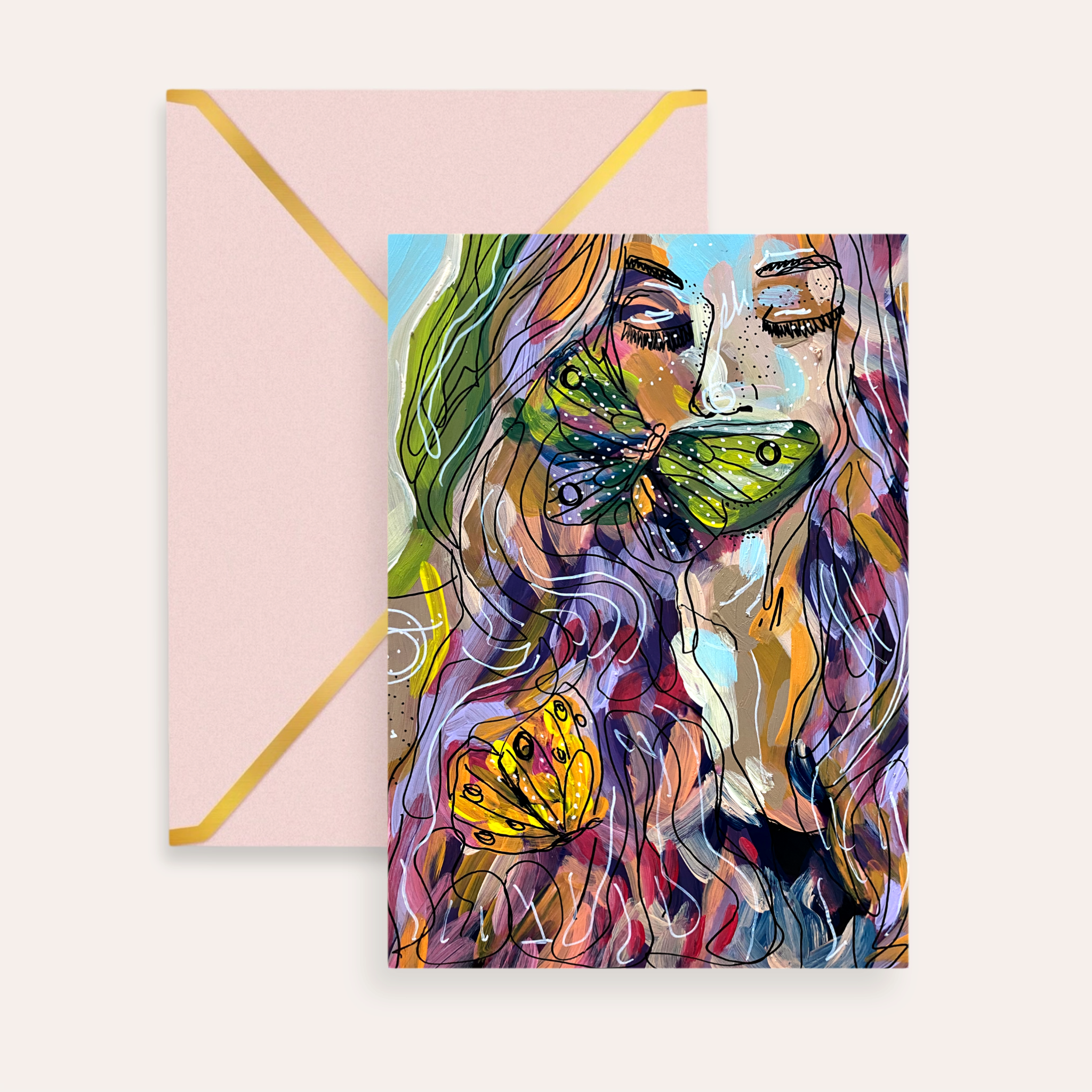 Viral Fine Art Greeting Card