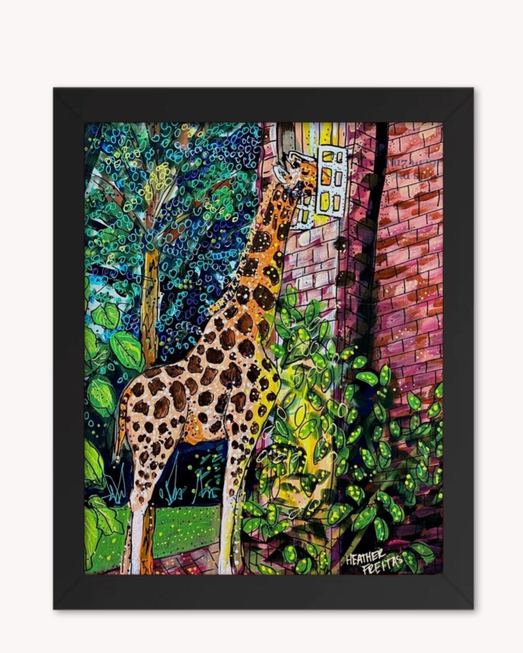 Twilight Snack Giraffe Print