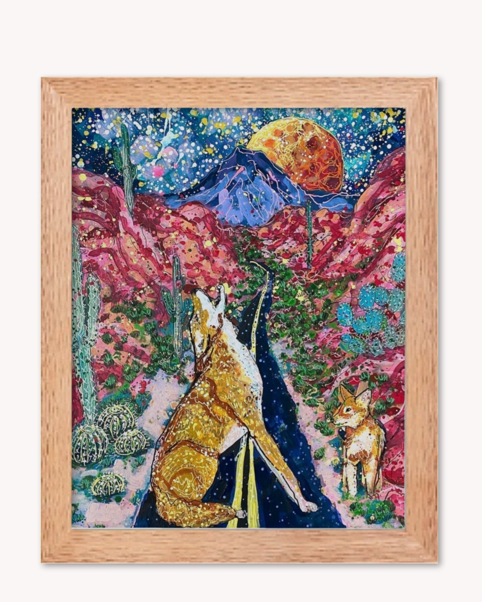 Desert Moon Daisy Print