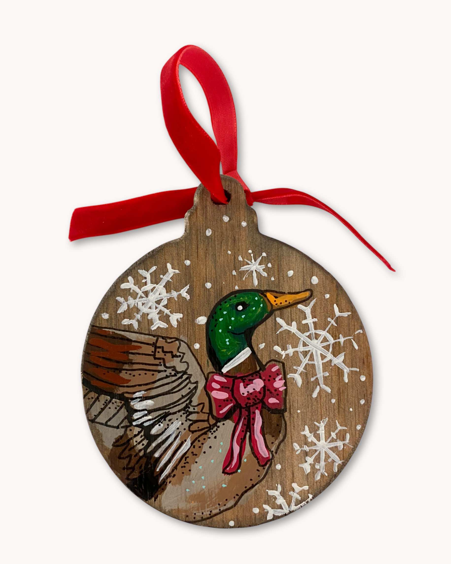 Custom Hand Painted Pet Portrait Ornament