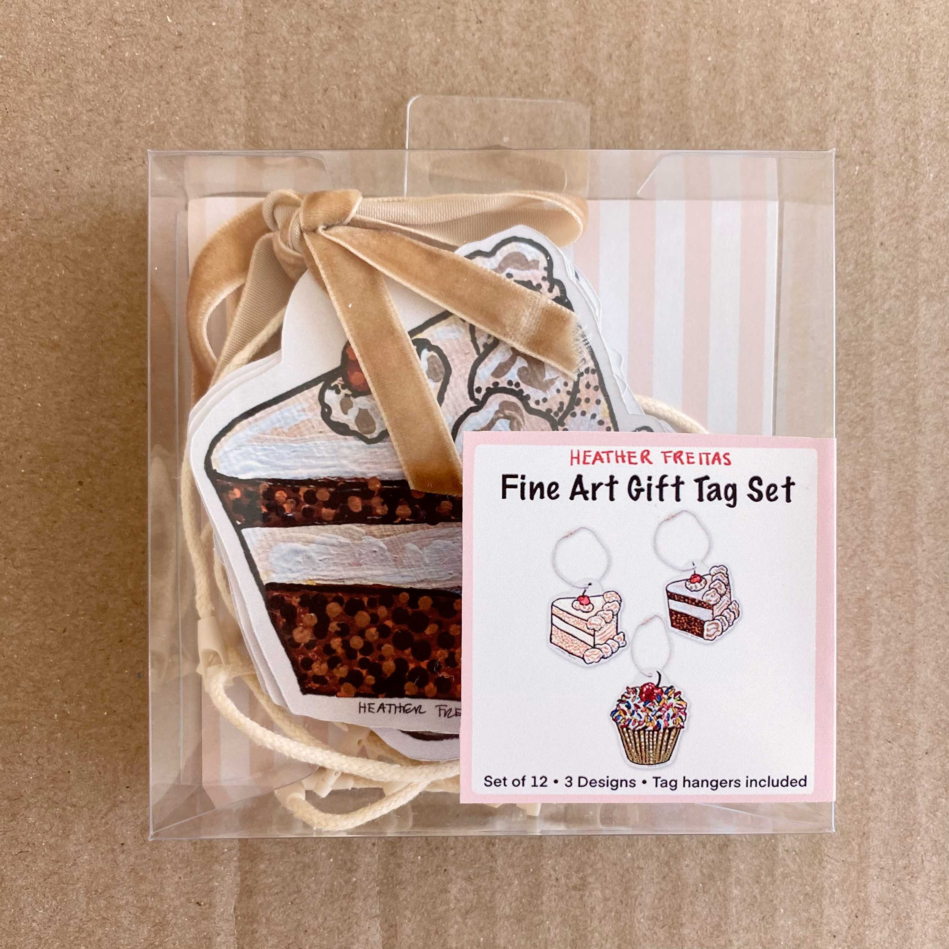 Cake Fine Art Gift Tags ( 12 pack )