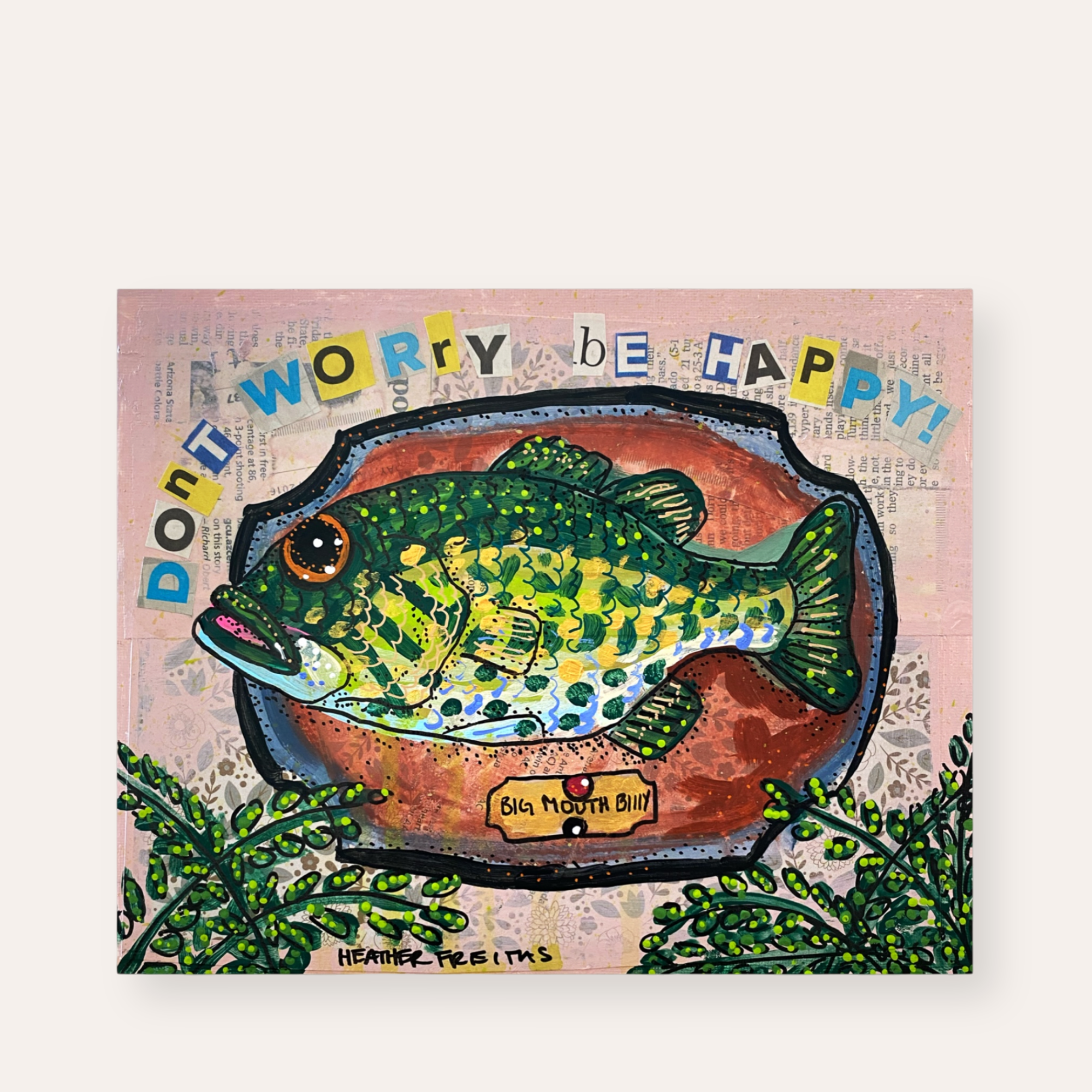 Small Mouth Bass ( Original Painting )