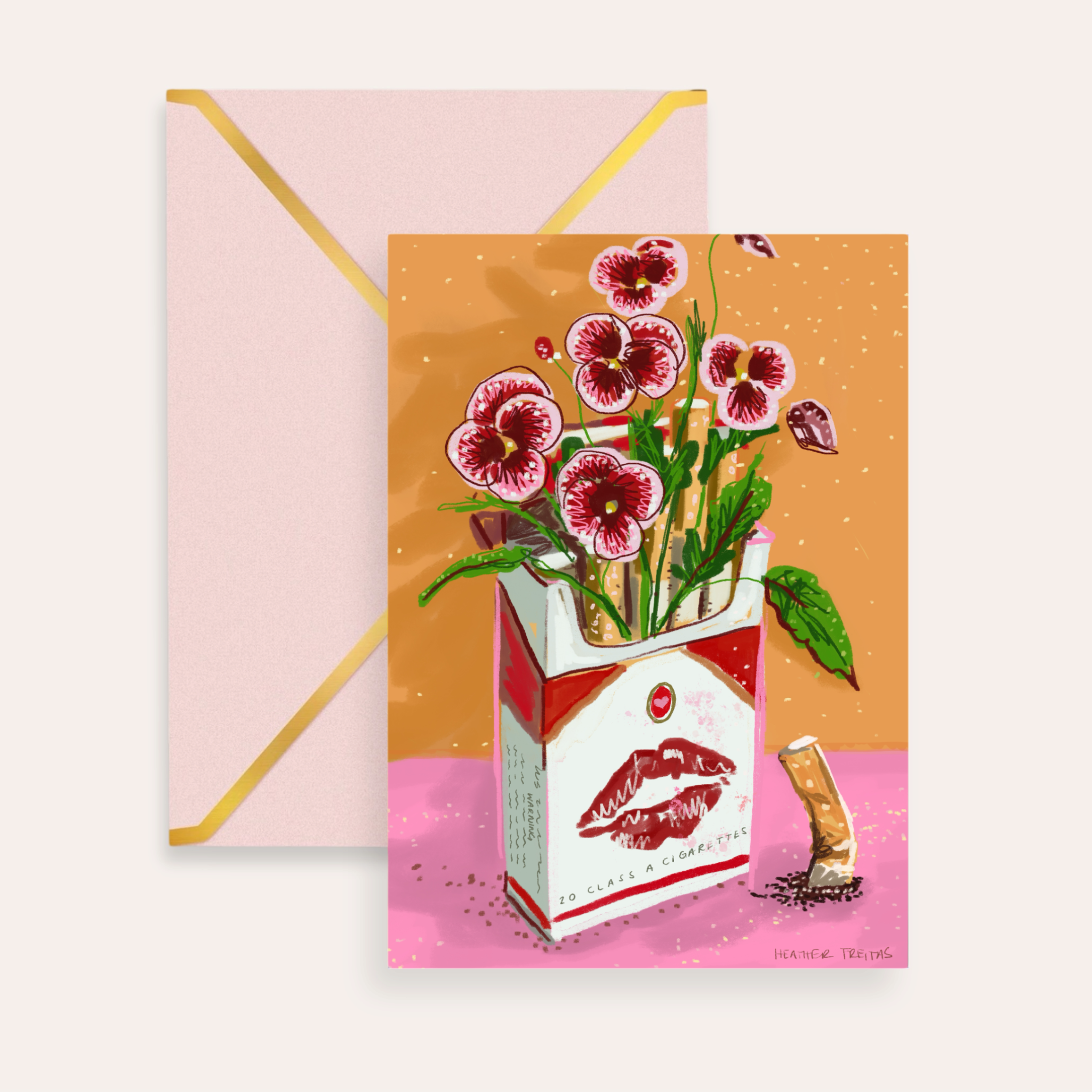 Dirt Fine Art Greeting Card