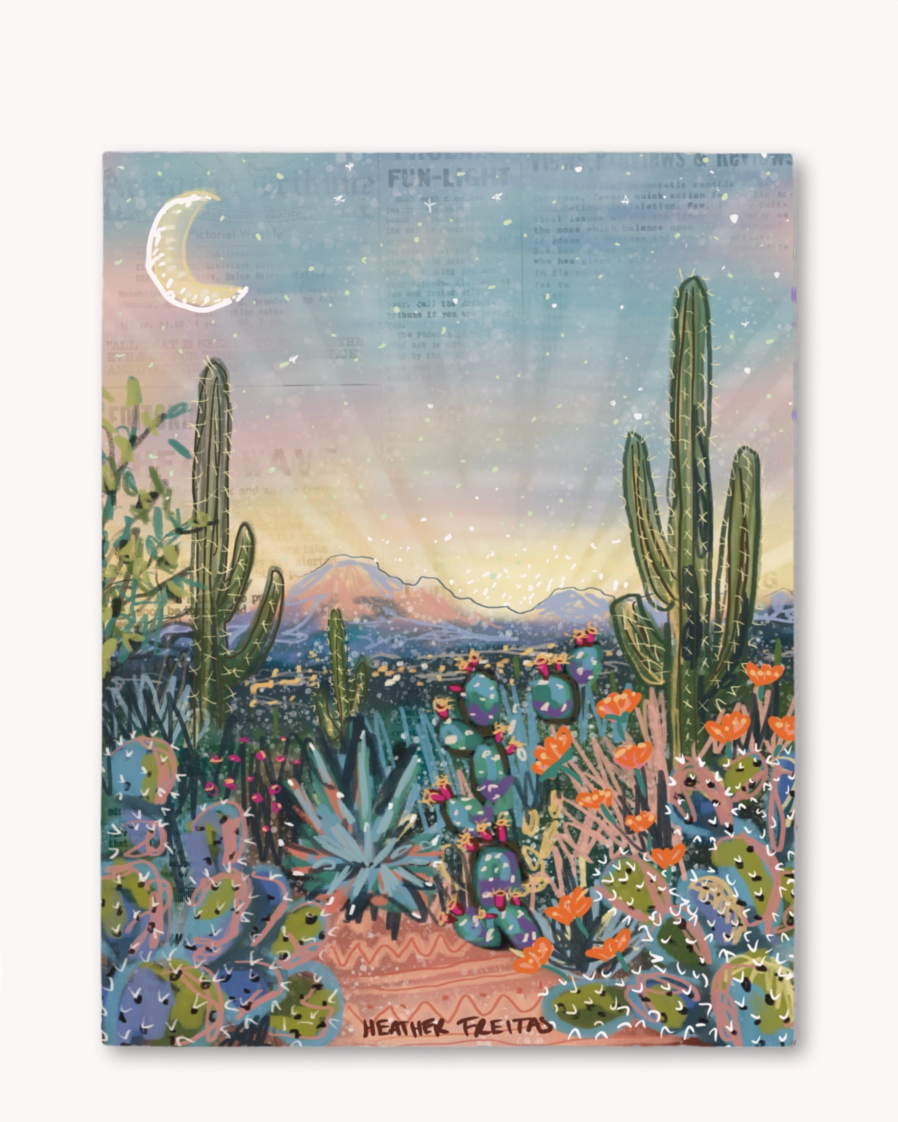 Sun Beams Print