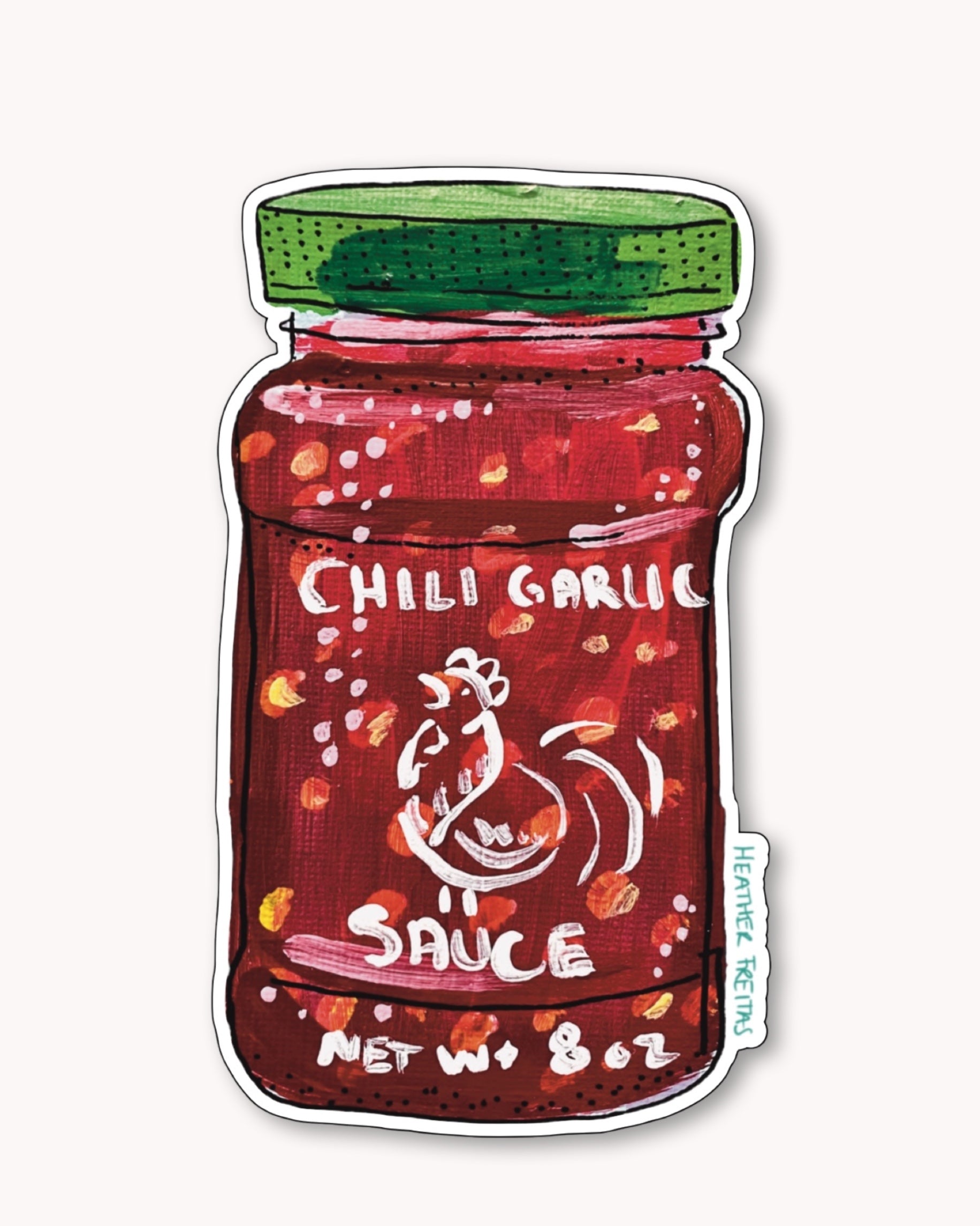 Chili Garlic Sauce Sticker