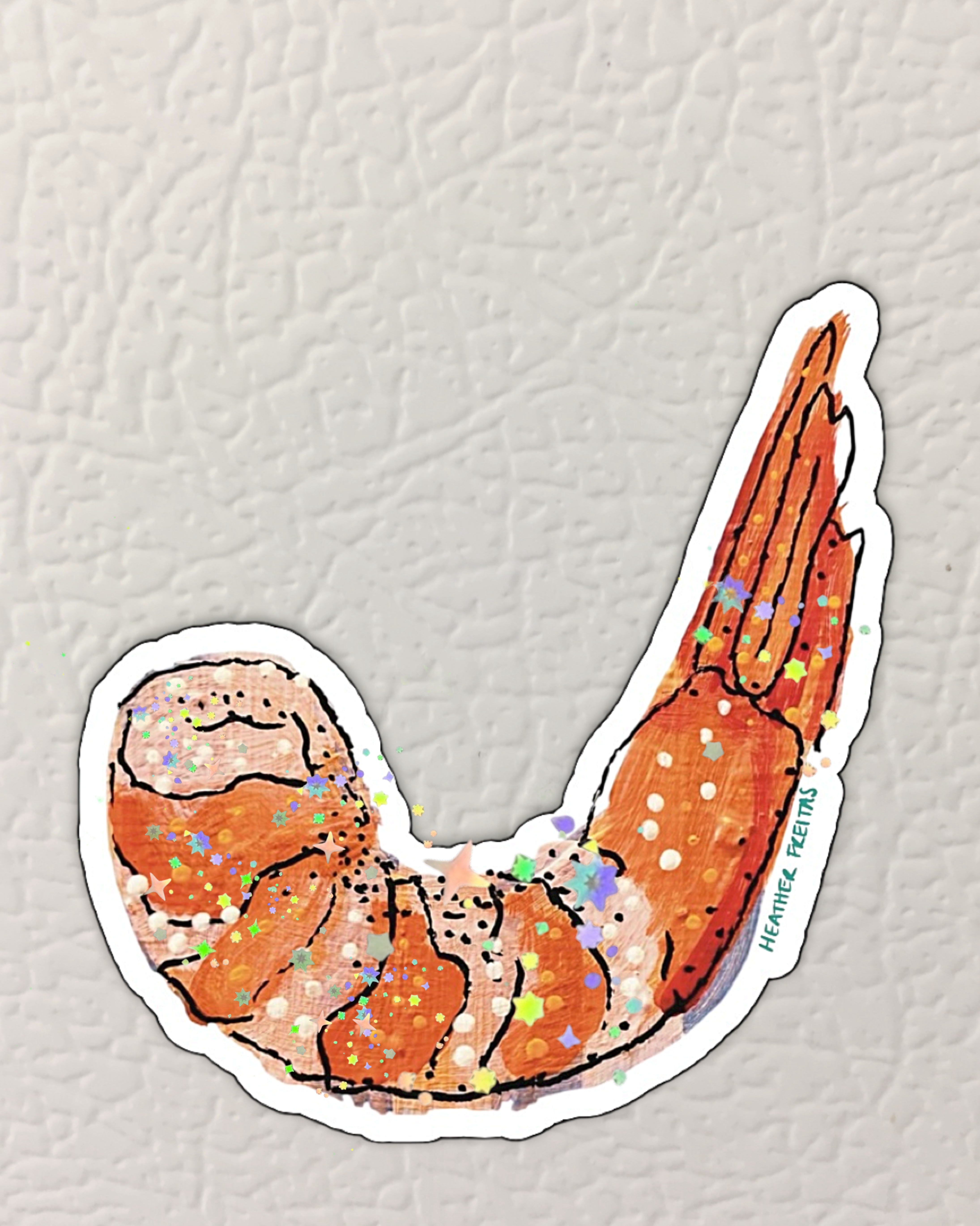 Shrimp Magnet ( Die-Cut )