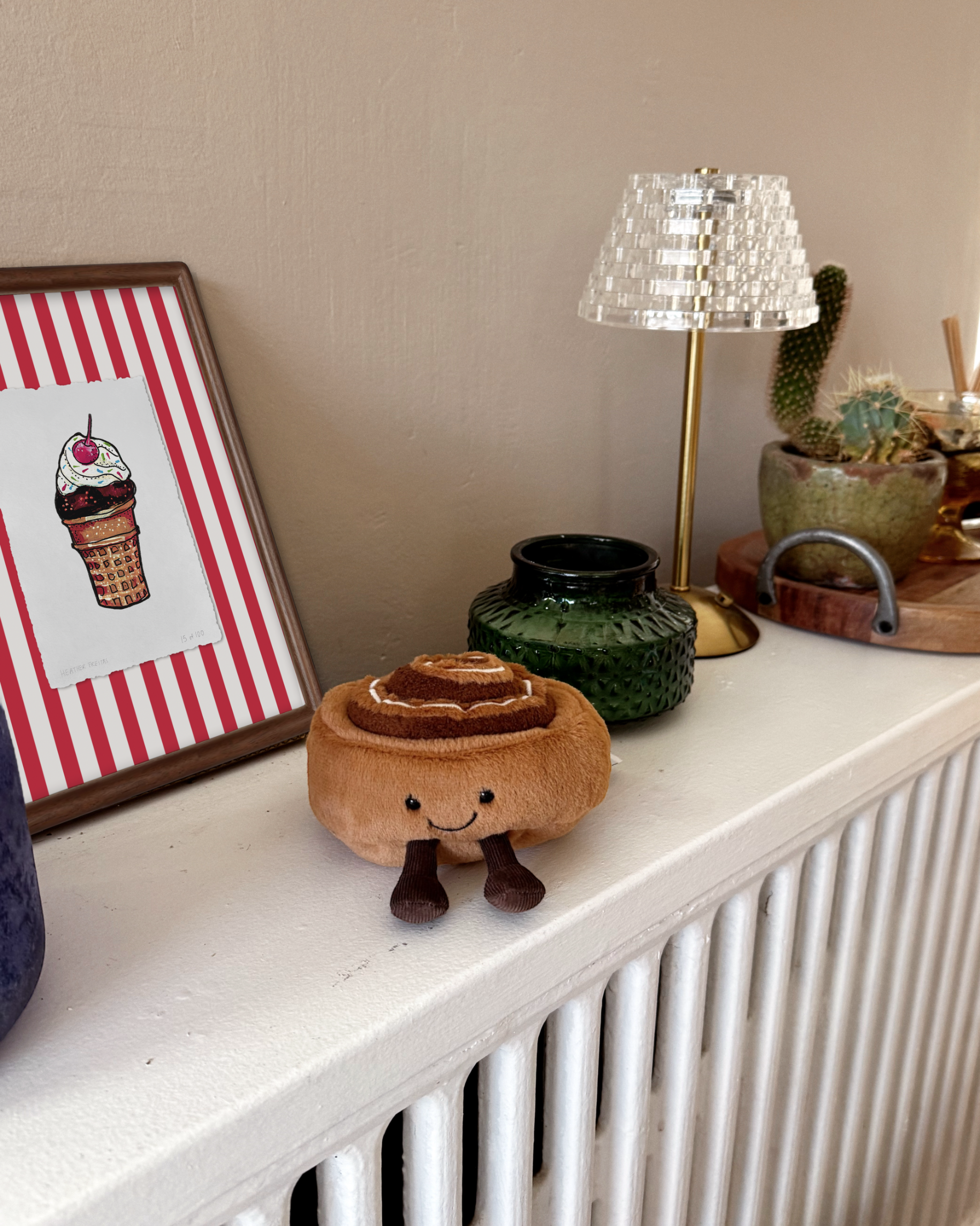 Chocolate Ice cream Cone Limited Edition Framed Print