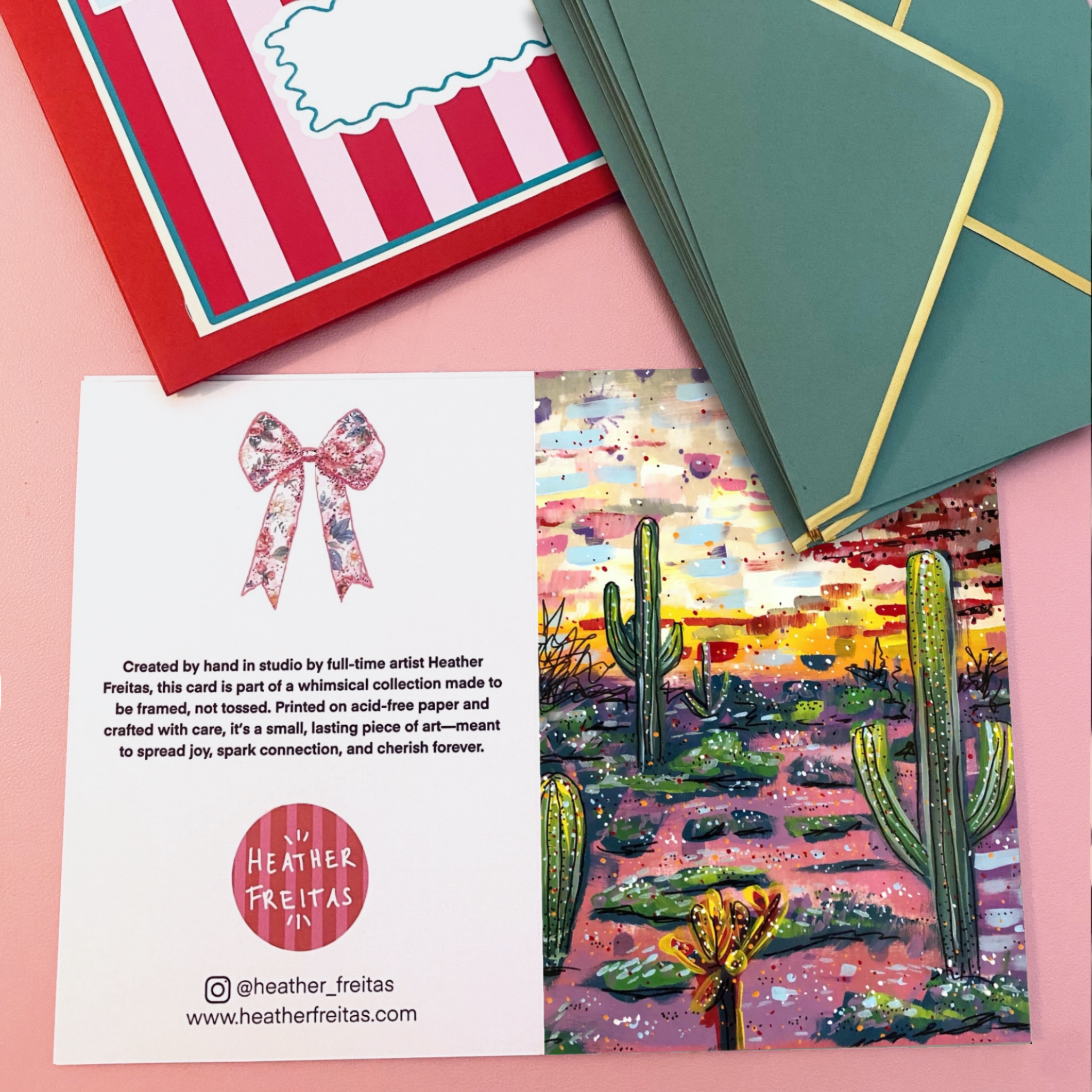 Arizona Tides Fine Art Greeting Card