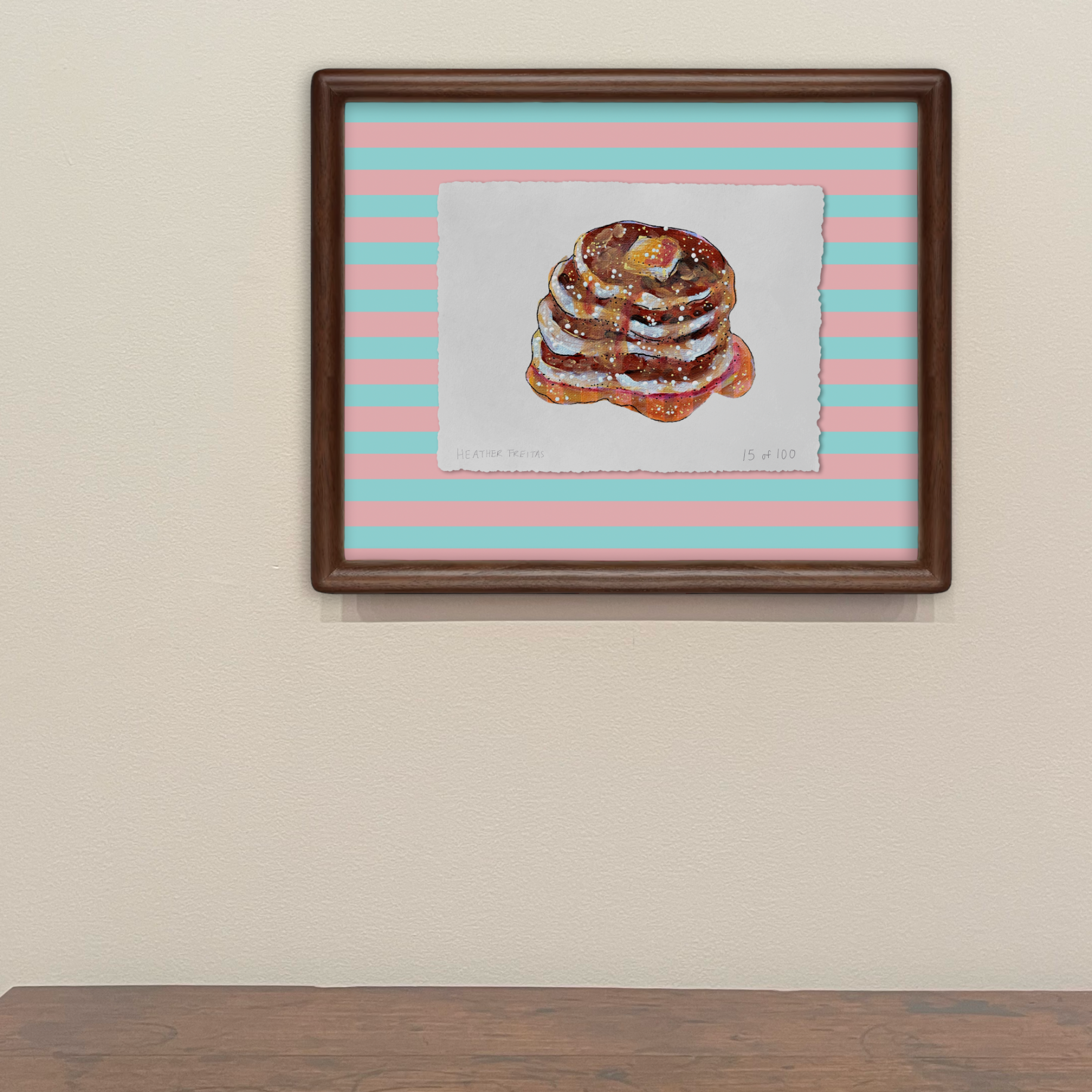 Pancakes Limited Edition Framed Print