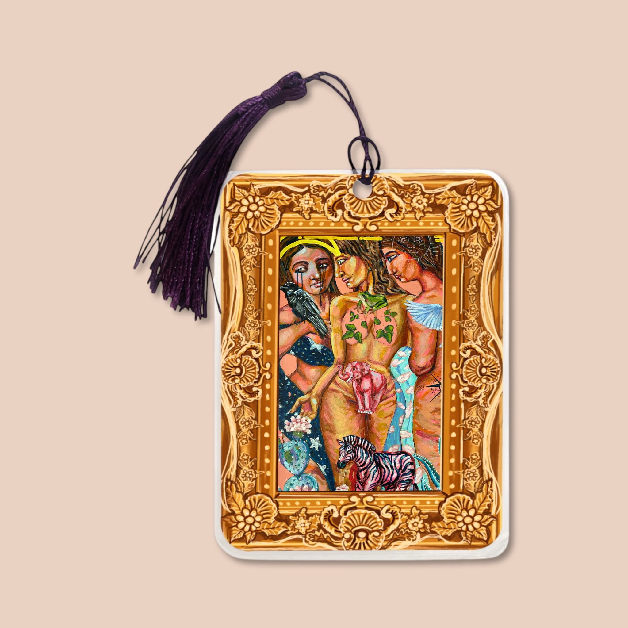 Past, Present & Future Fine Art Painting Bookmark