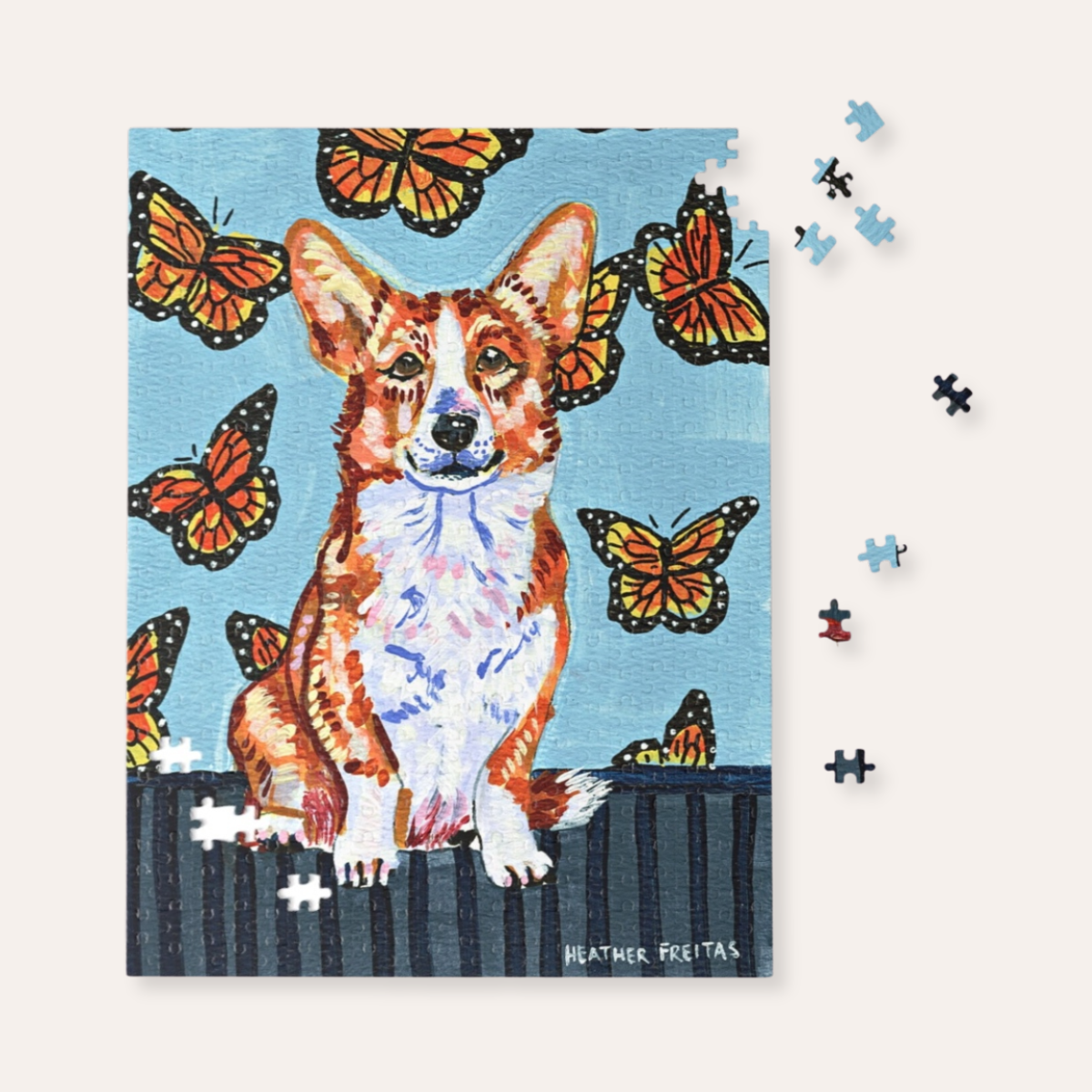 Corgi Fine Art Puzzle