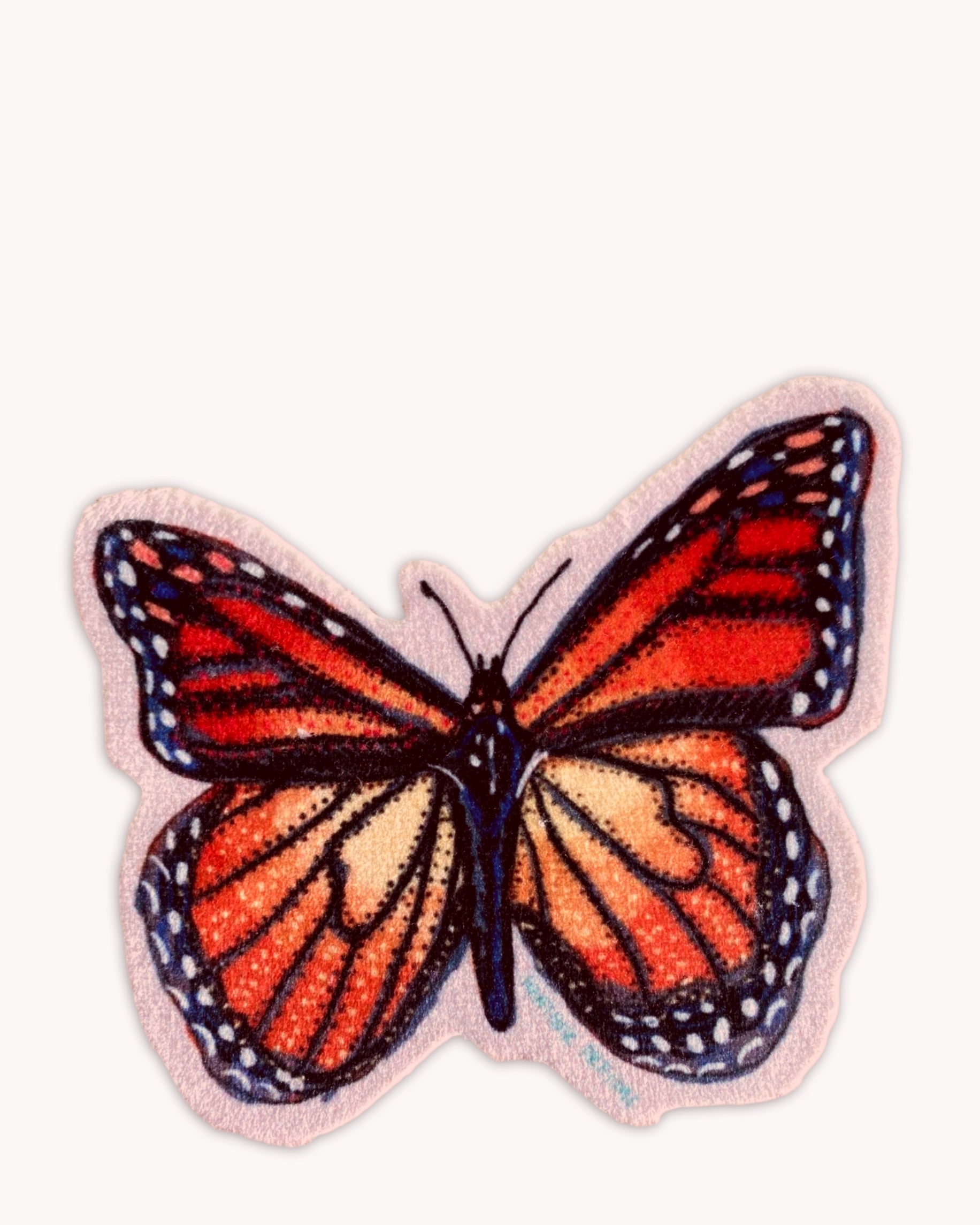 Monarch Butterfly - Sew On Velveteen Patch