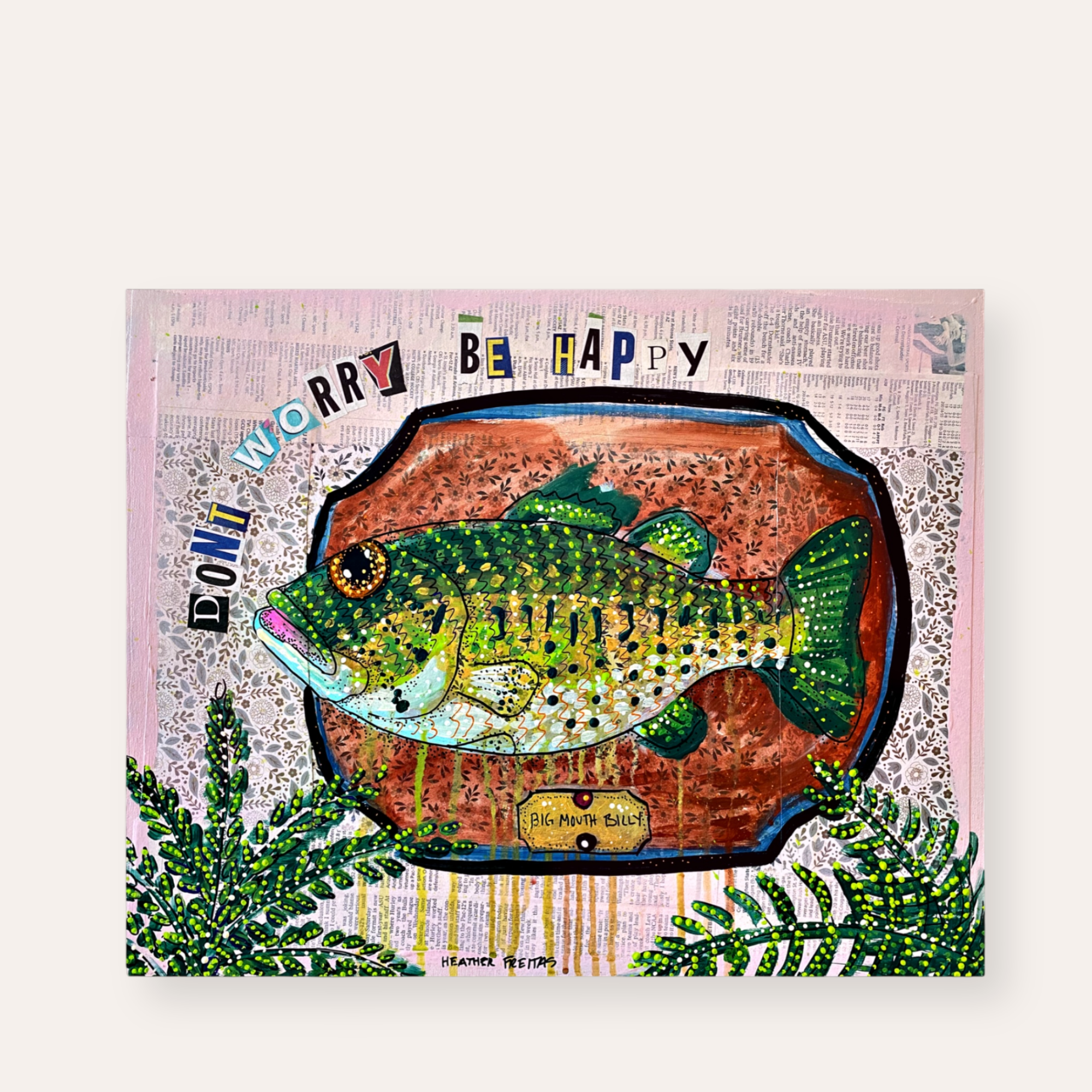 Large Mouth Bass ( Original Painting )