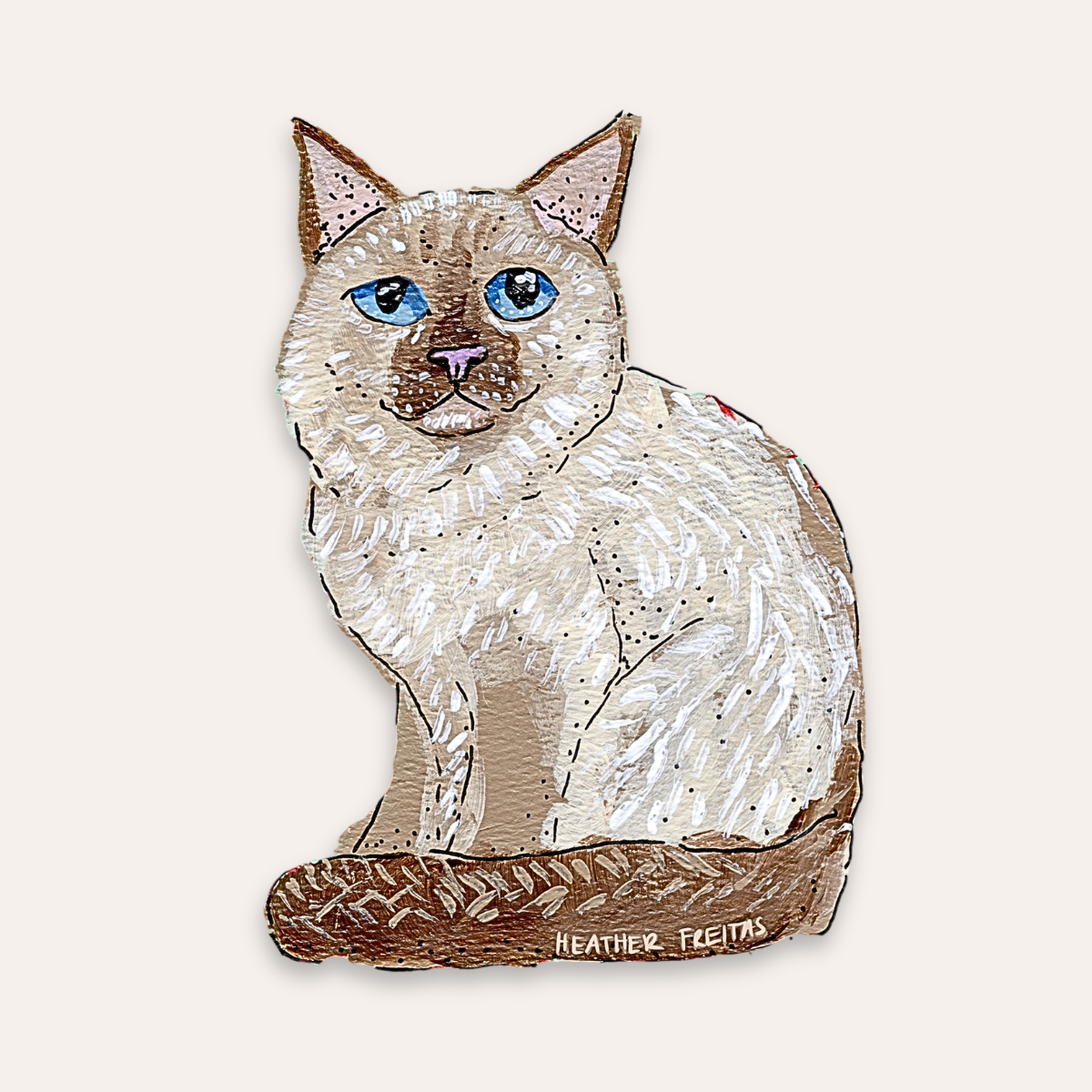 Birman Cat Sticker
