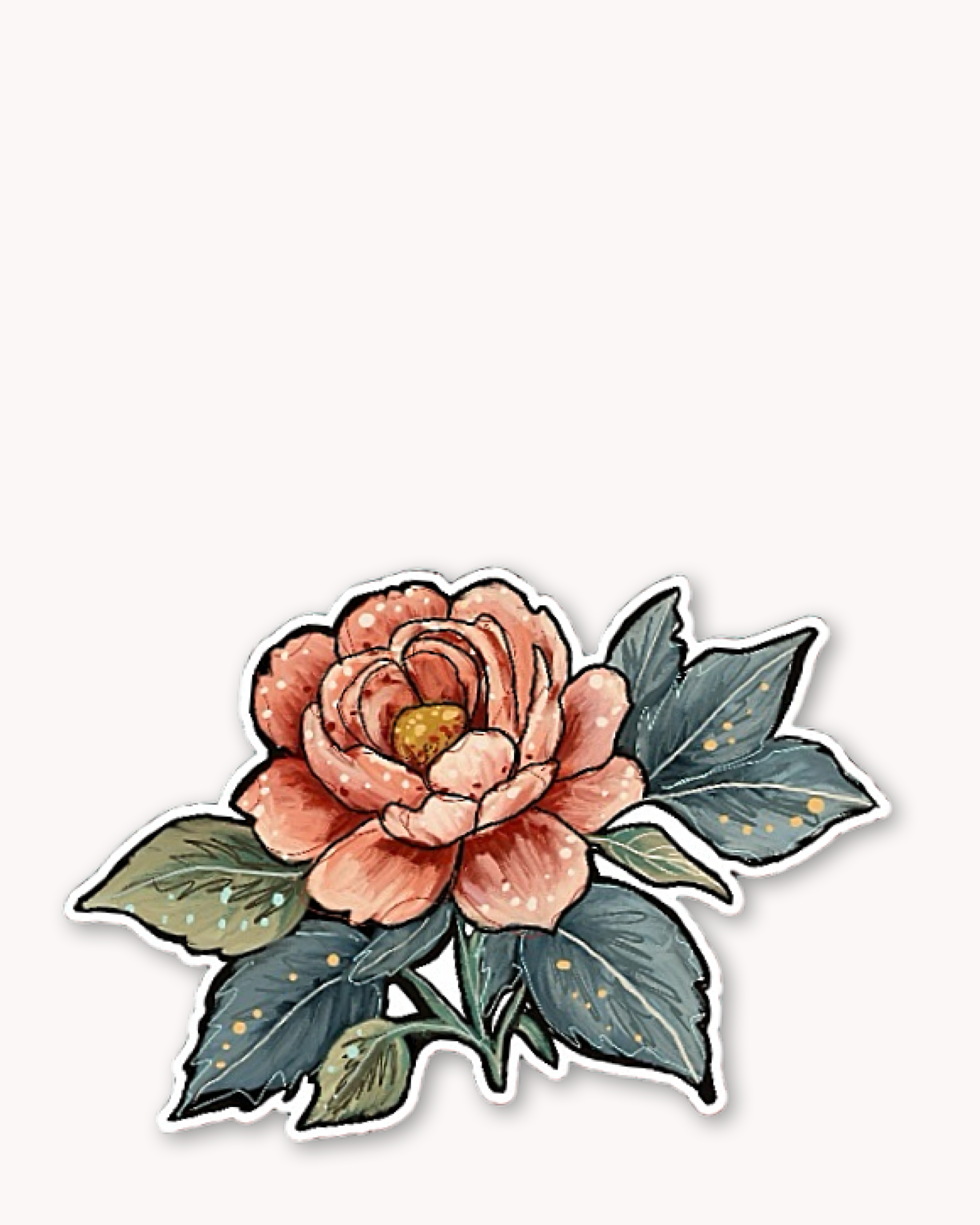 Blush Rose Sticker