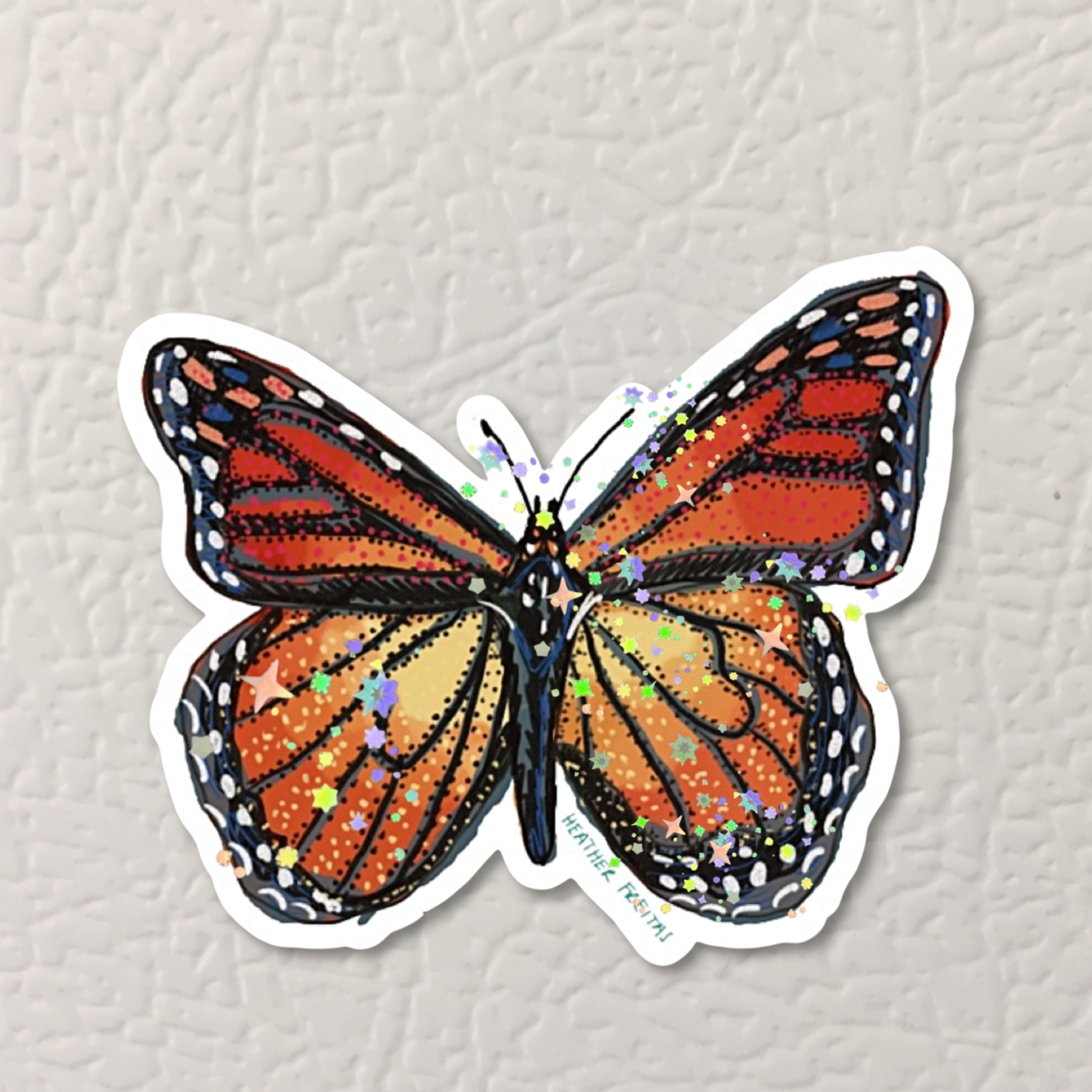 Monarch Butterfly Magnet ( Die-Cut )