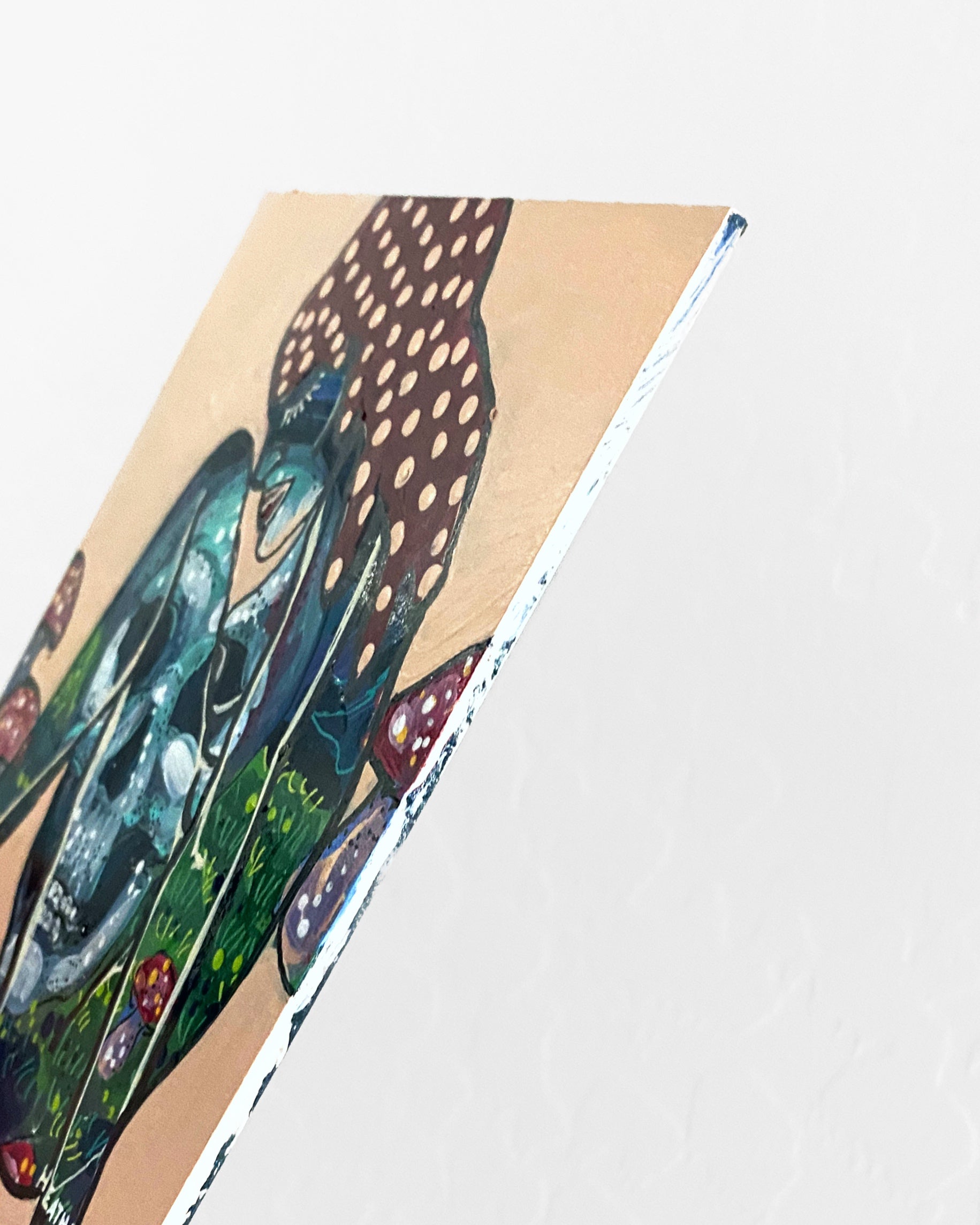 Pieces Of Me Mushroom Forest Skull ( Original Painting )