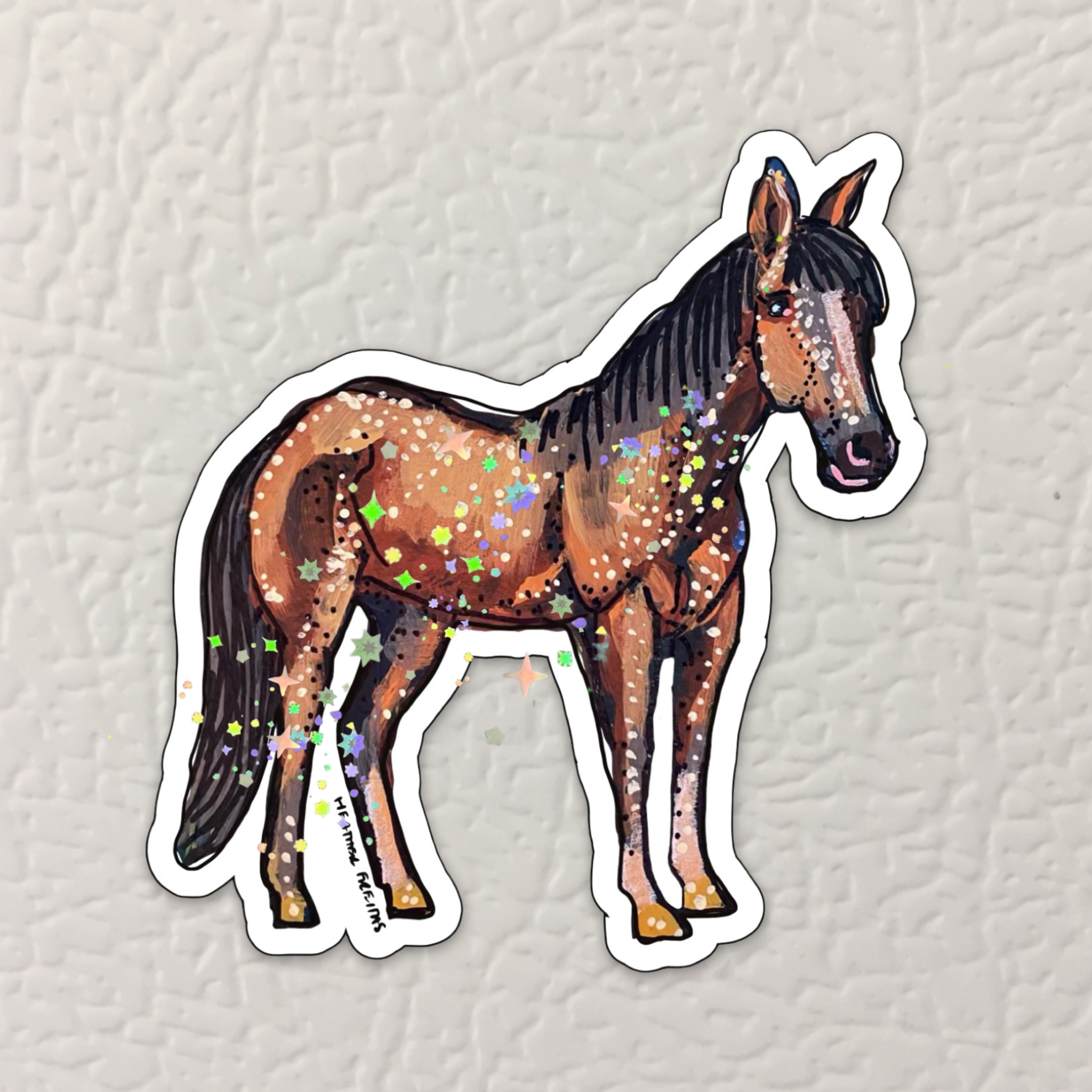 Brown Horse Magnet ( Die-Cut )