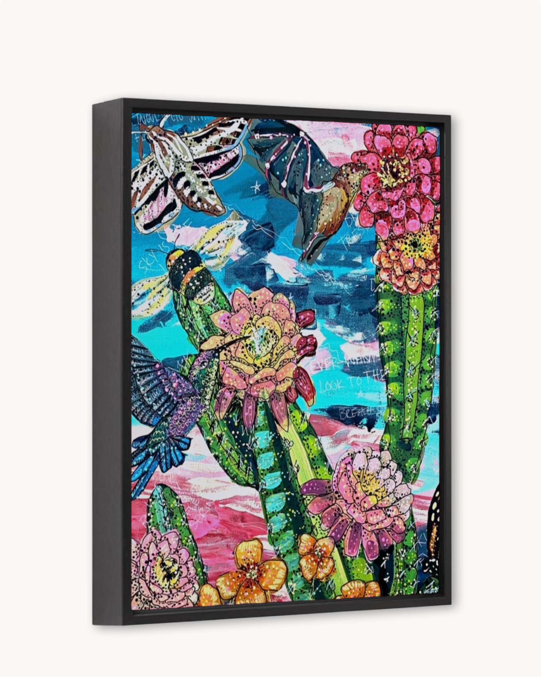Desert Twilight Pollinators Print