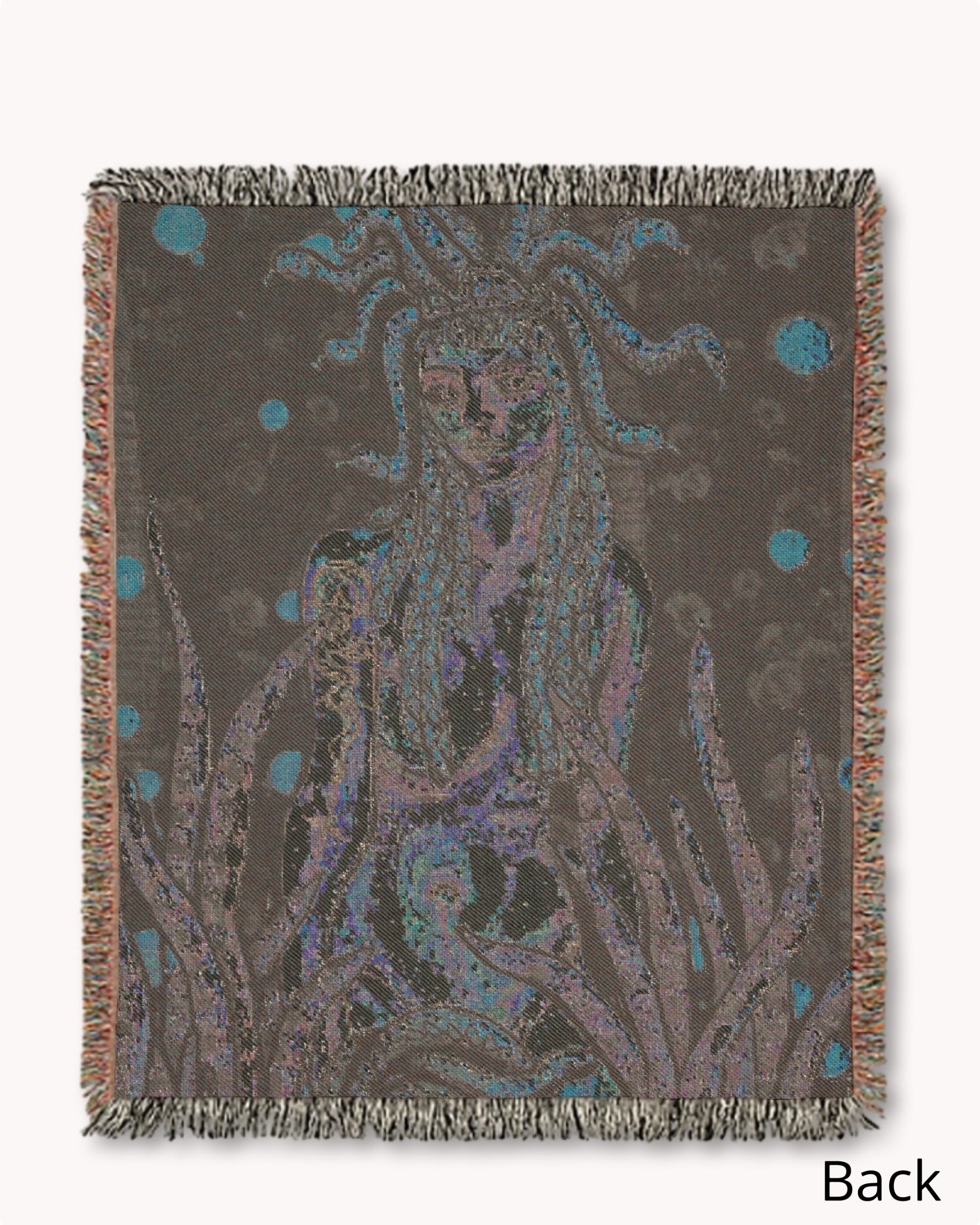 Medusa Woven Blanket Tapestry