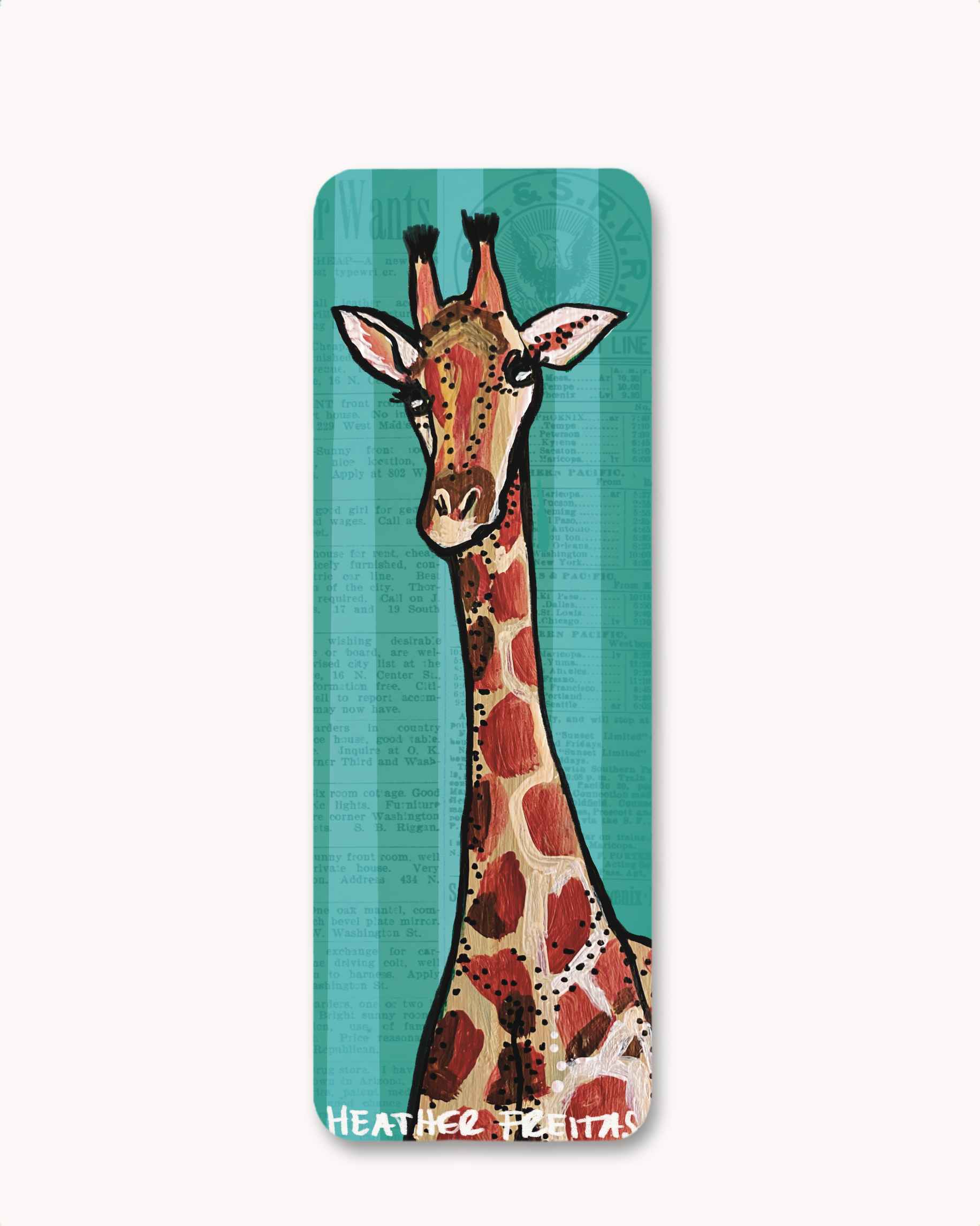 Giraffe Bookmark
