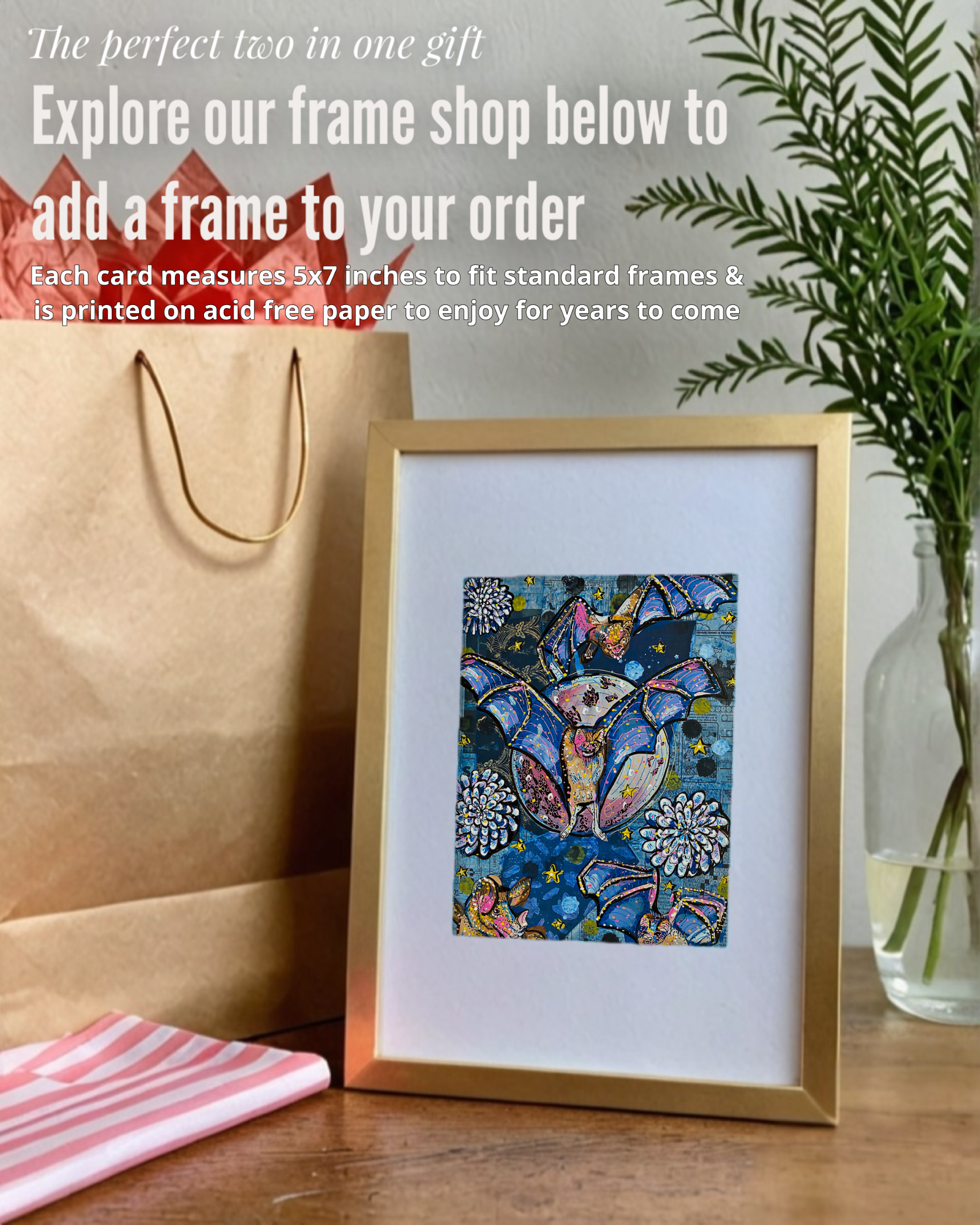 Vampire Bats - Greeting Card / Fine Art Print