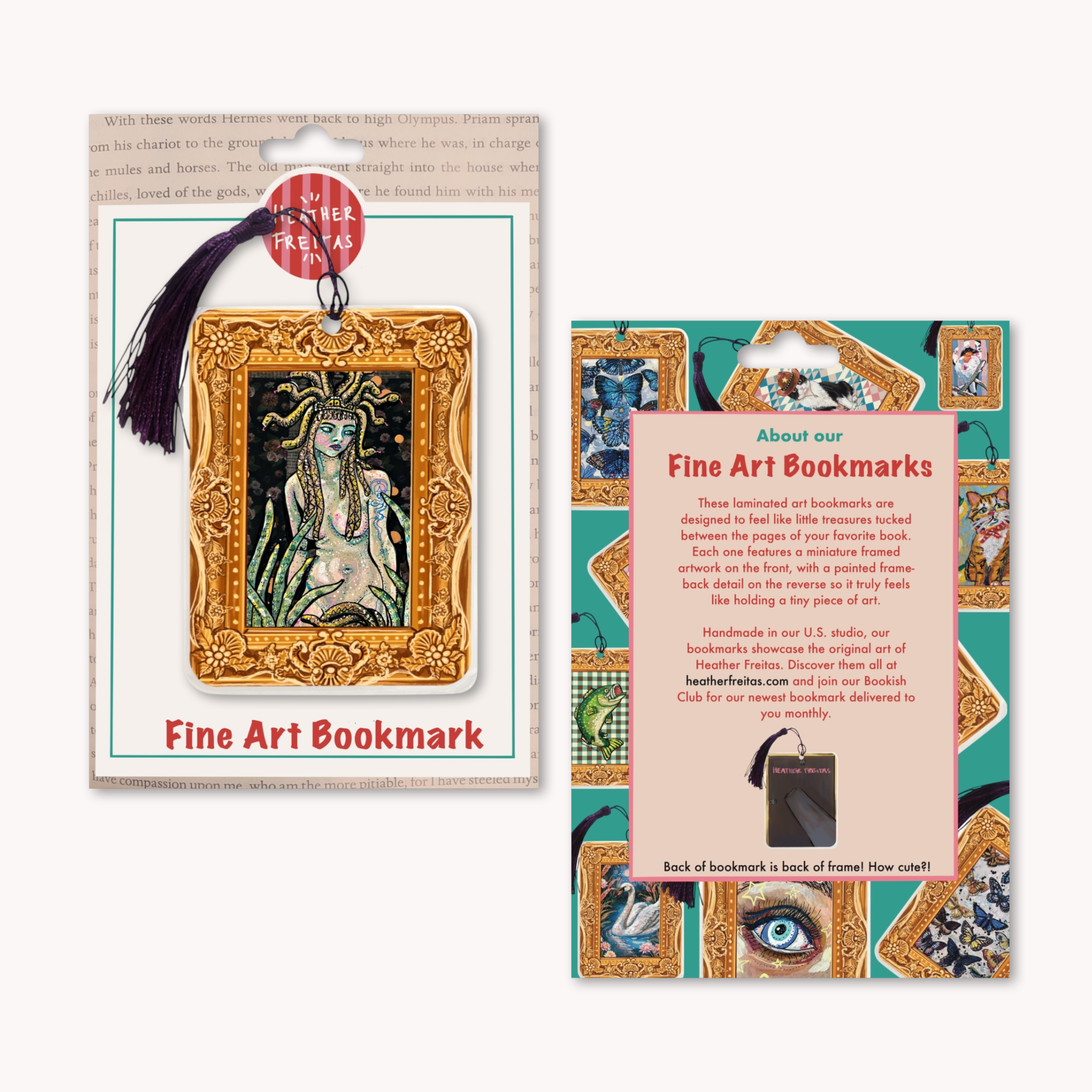 Medusa Fine Art Painting Bookmark