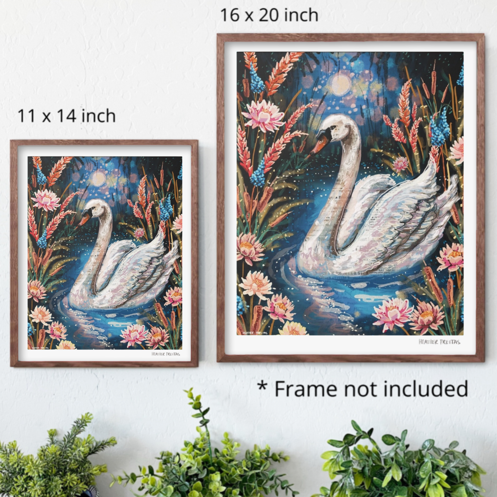Serenity Swan Fine Art Print
