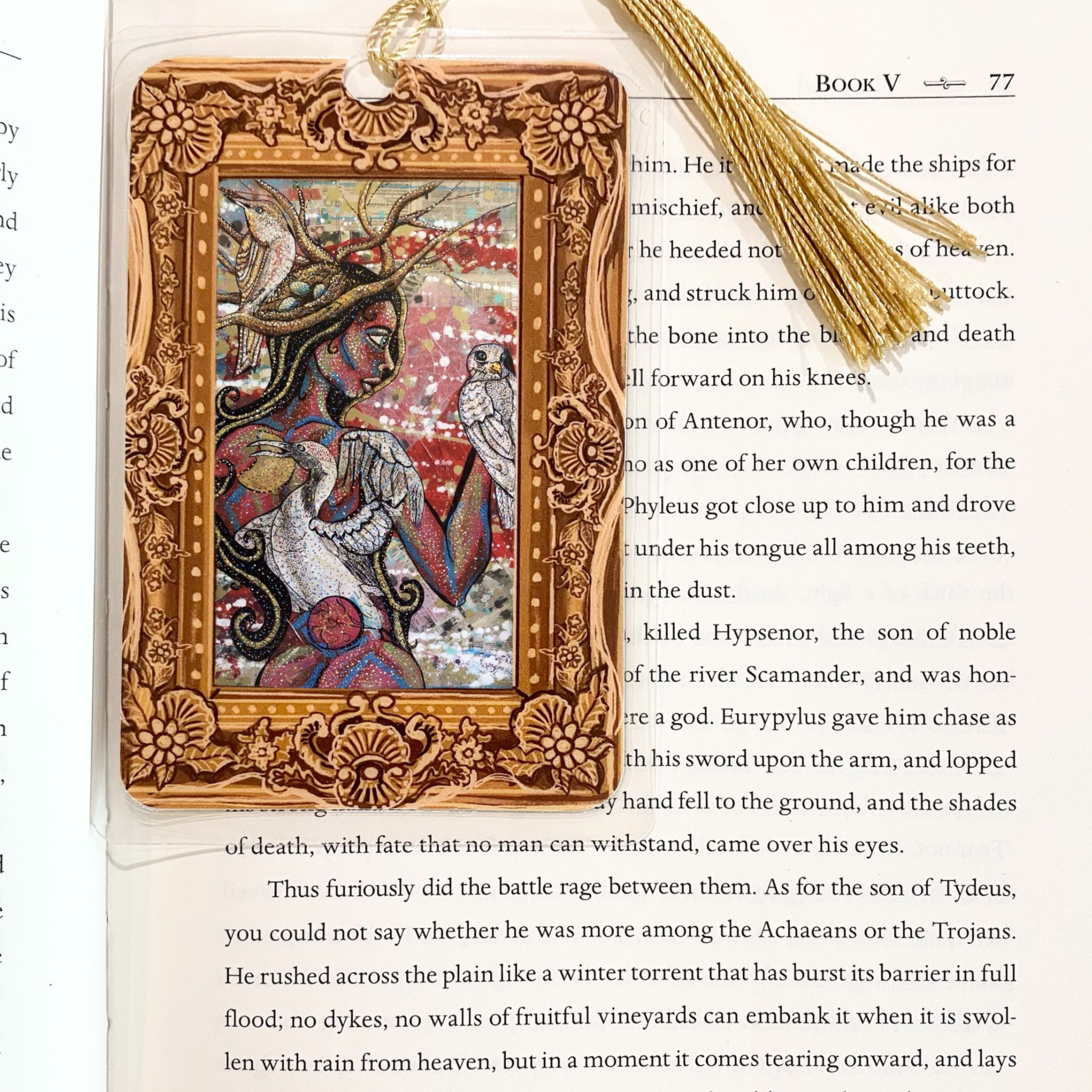 Root Chakra Fine Art Painting Bookmark