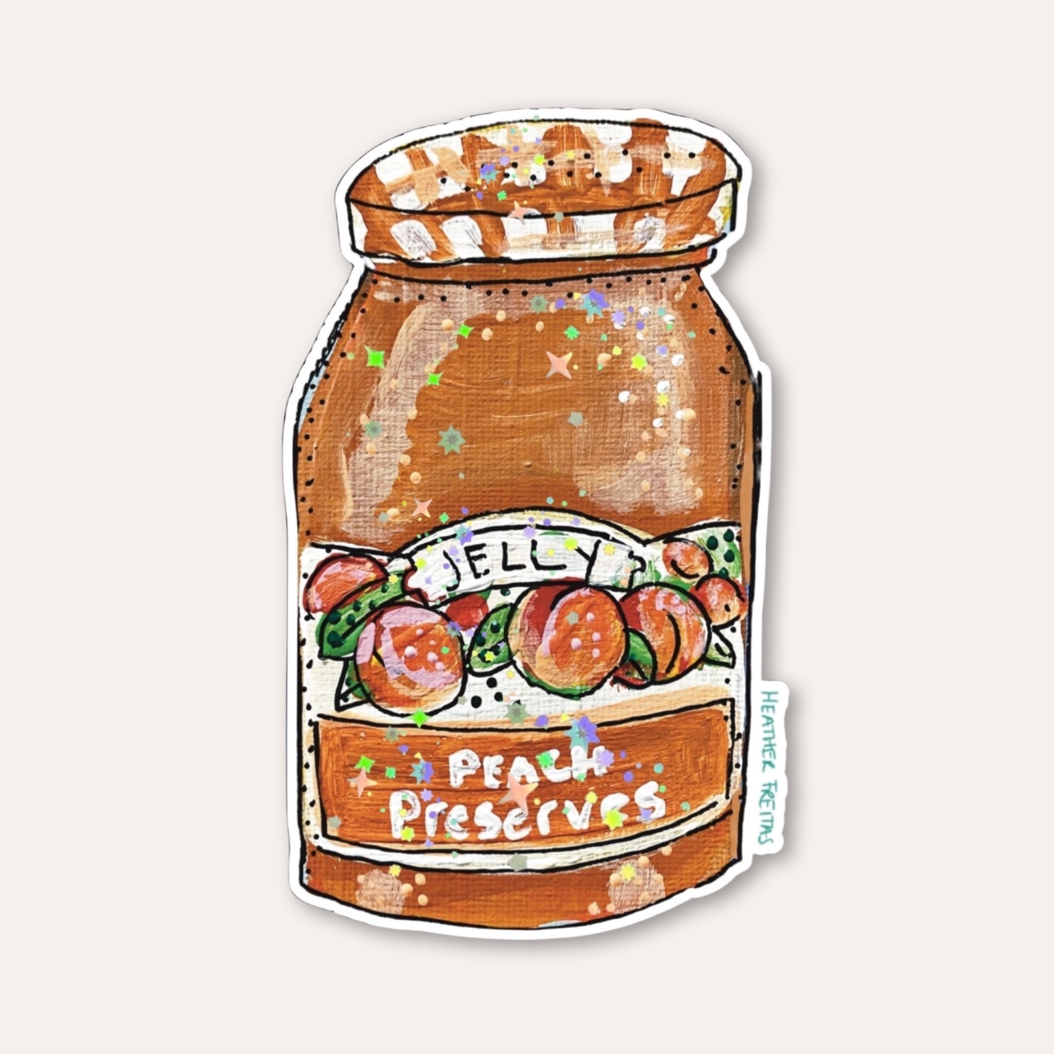 Peach Preserves Sticker