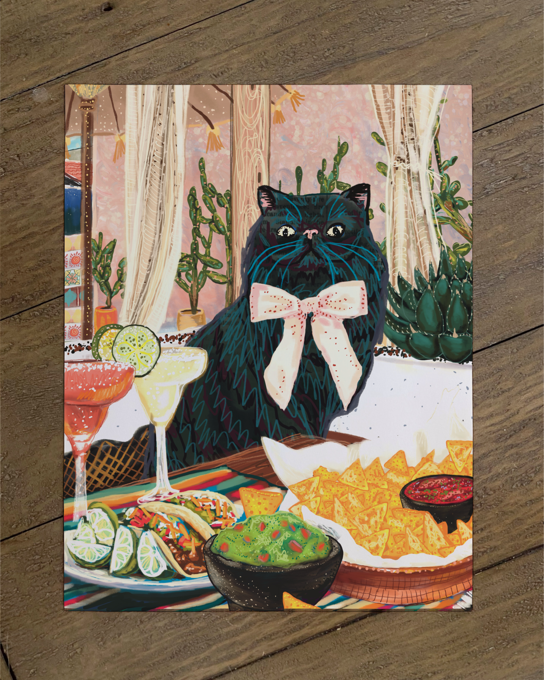 Persain cat - Build Your Pet Portrait Paper Print