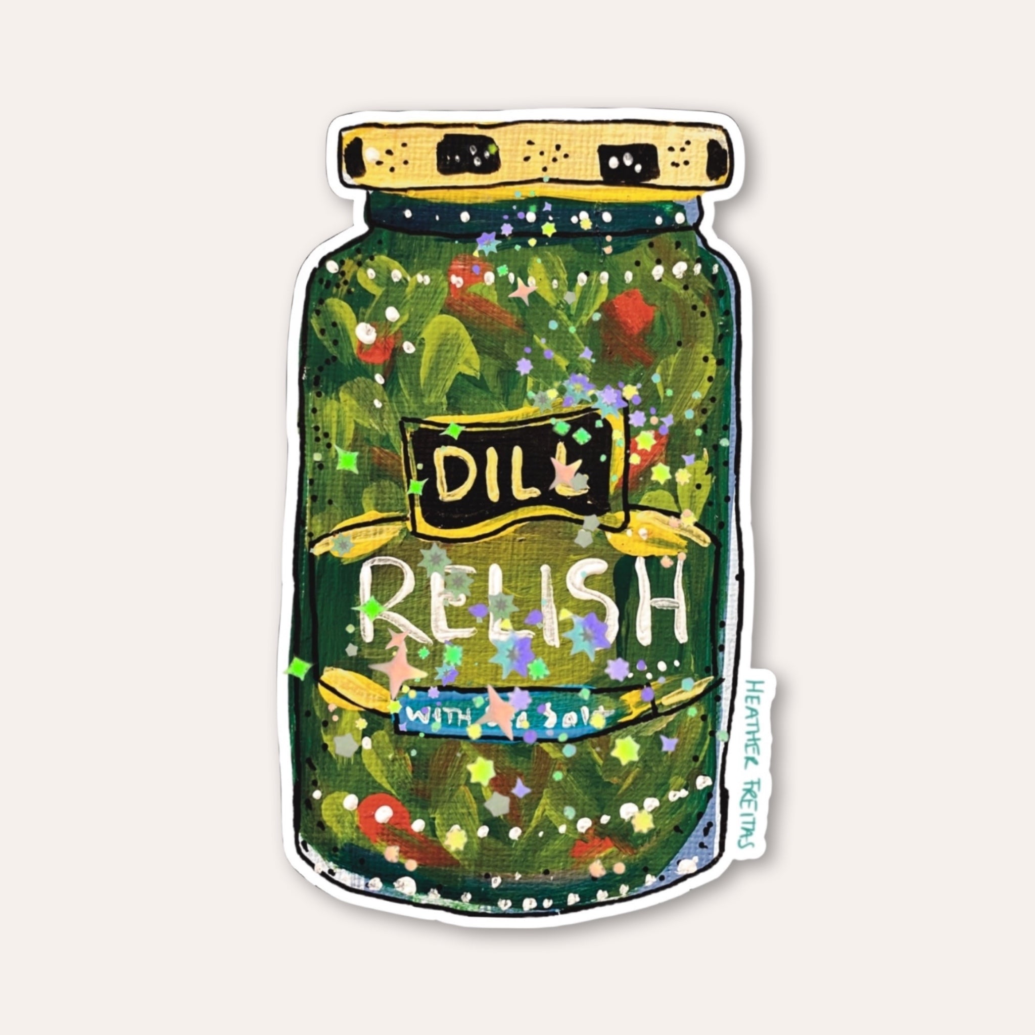 Relish Sticker