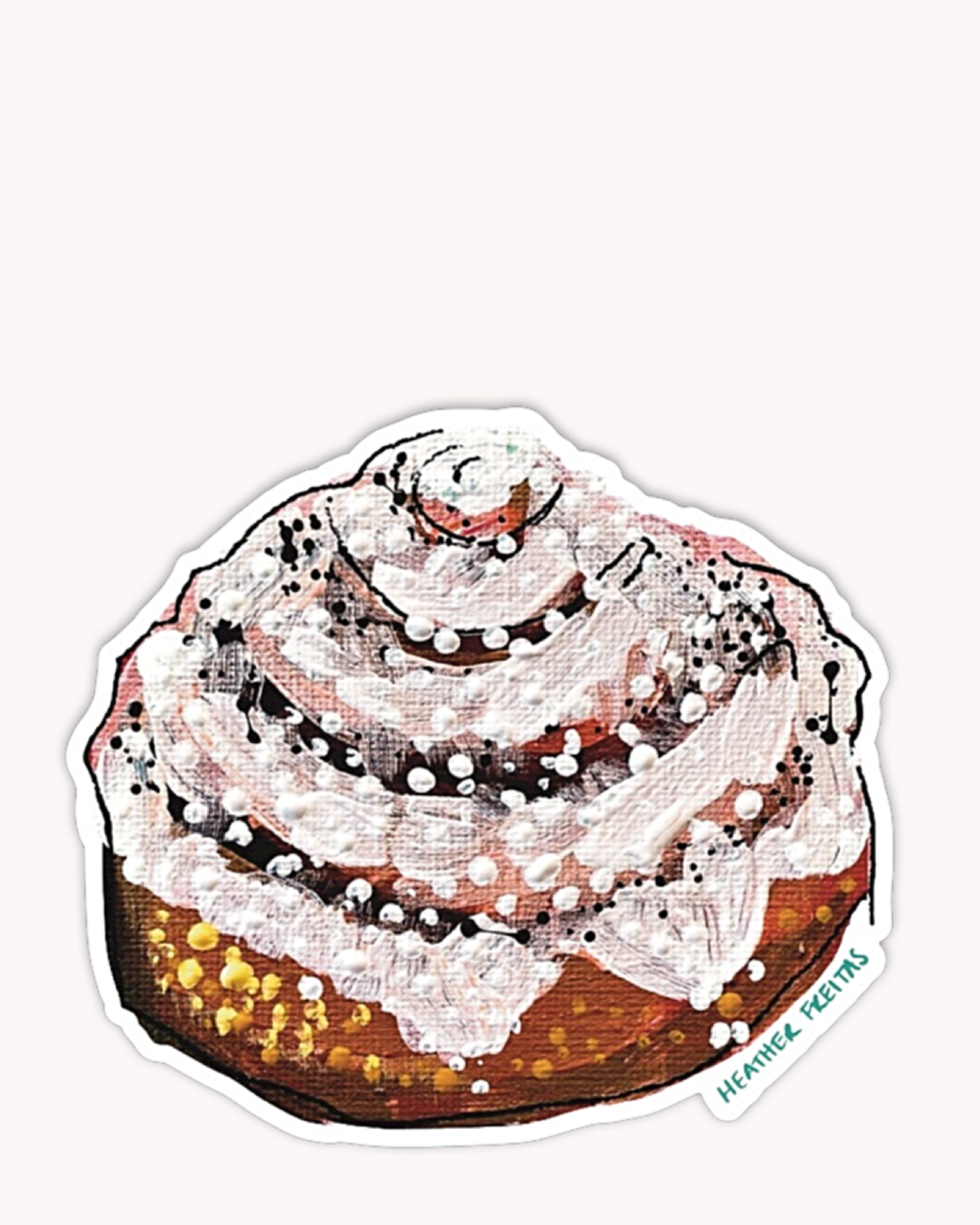 Cinnamon Roll Sticker