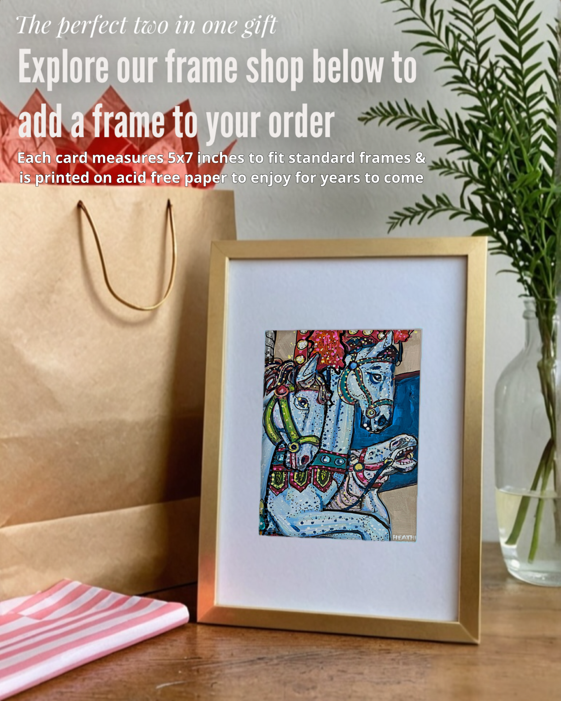 Carousel Horse - Greeting Card / Fine Art Print