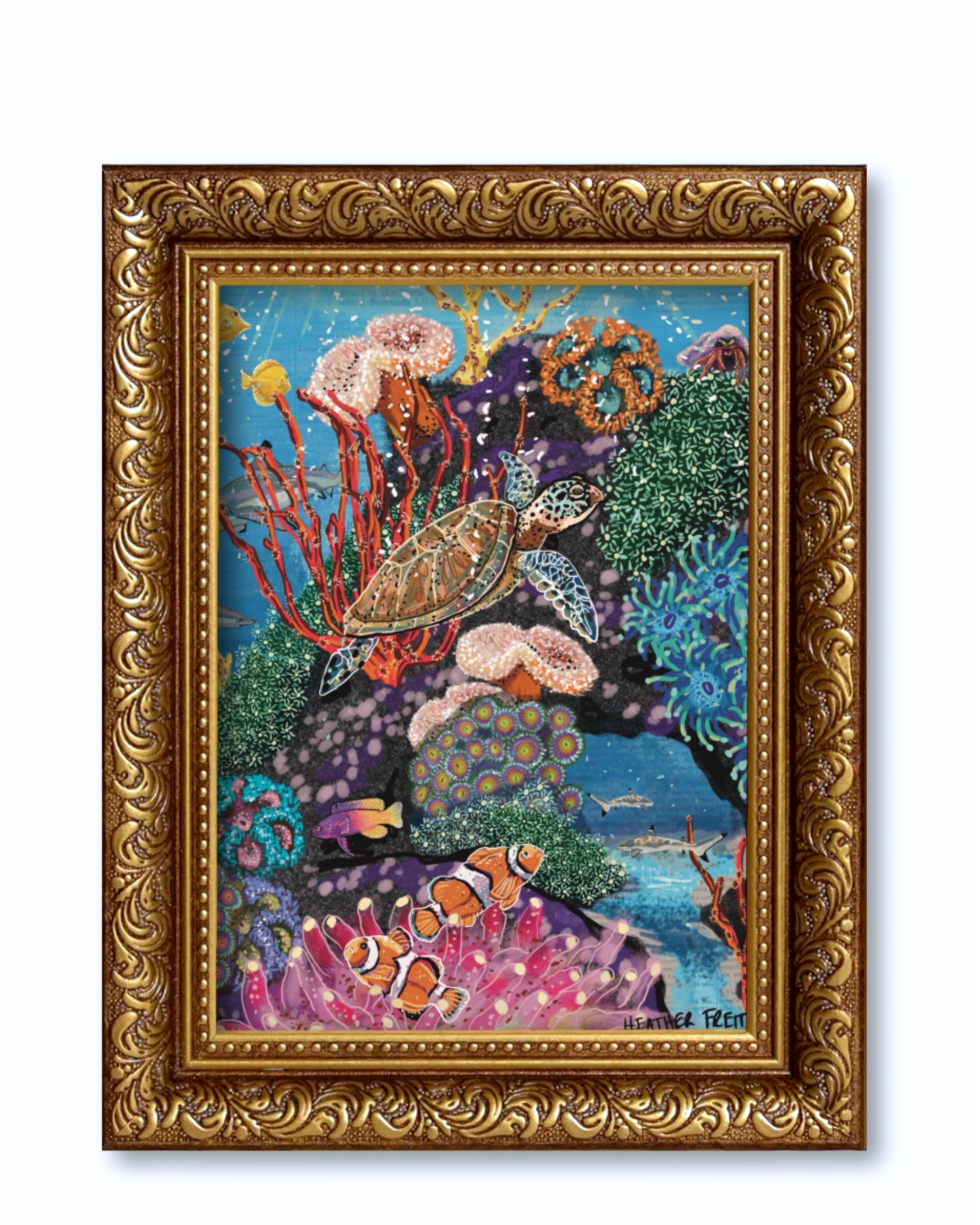 Reef Fine Art Magnet ( Large )
